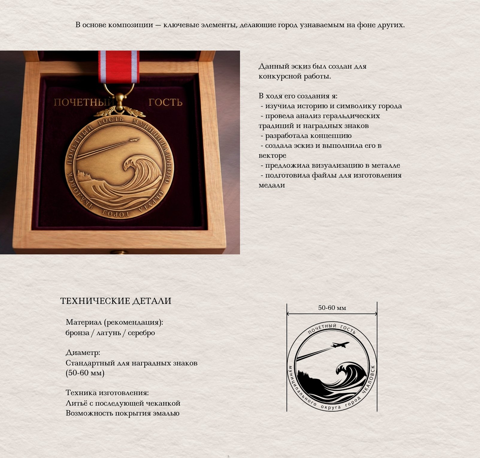 Медаль Почетный гость — Изображение №4 — Брендинг, Графика на Dprofile