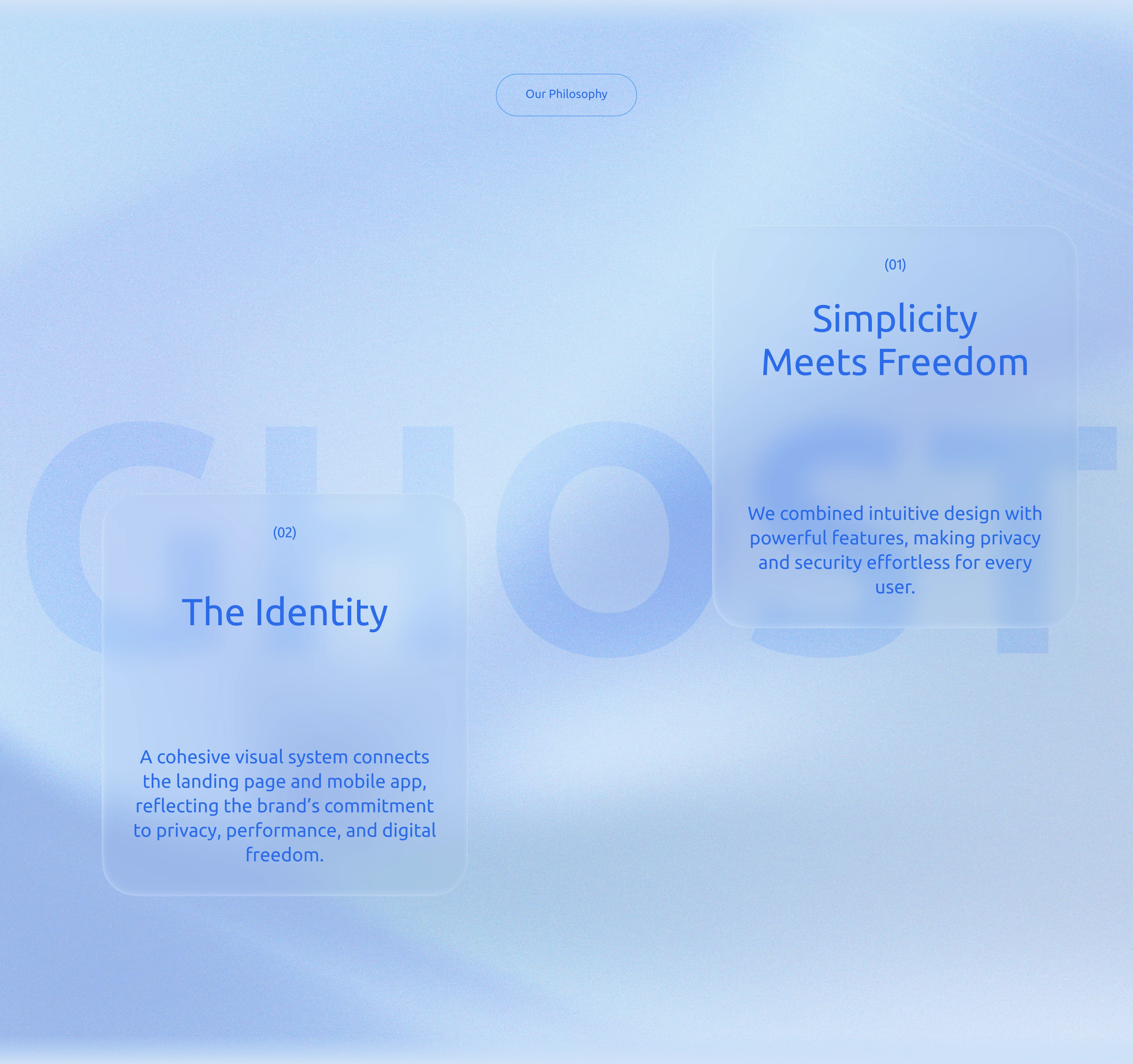 UX/UI Design GhostVPN — Изображение №4 — Интерфейсы на Dprofile