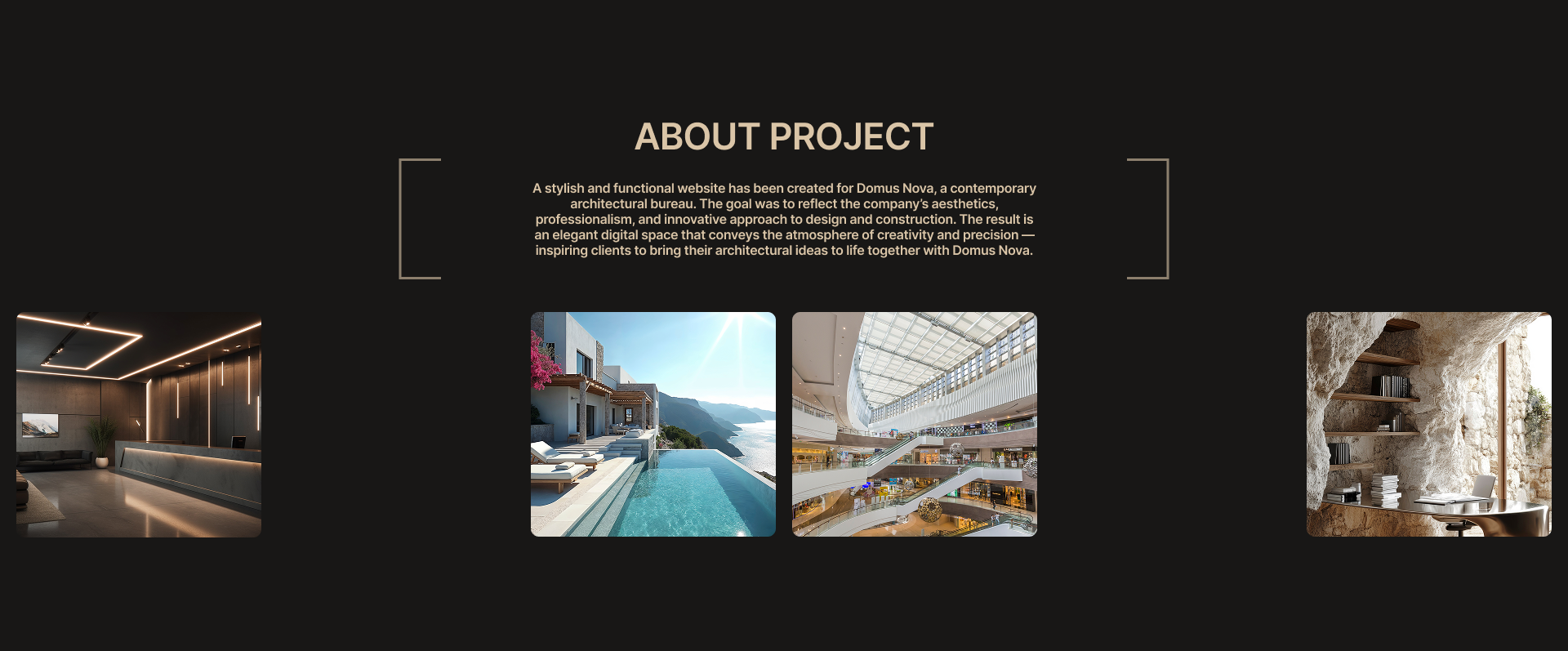 DOMUS NOVA | Corporate Web-site — Изображение №2 — Интерфейсы на Dprofile