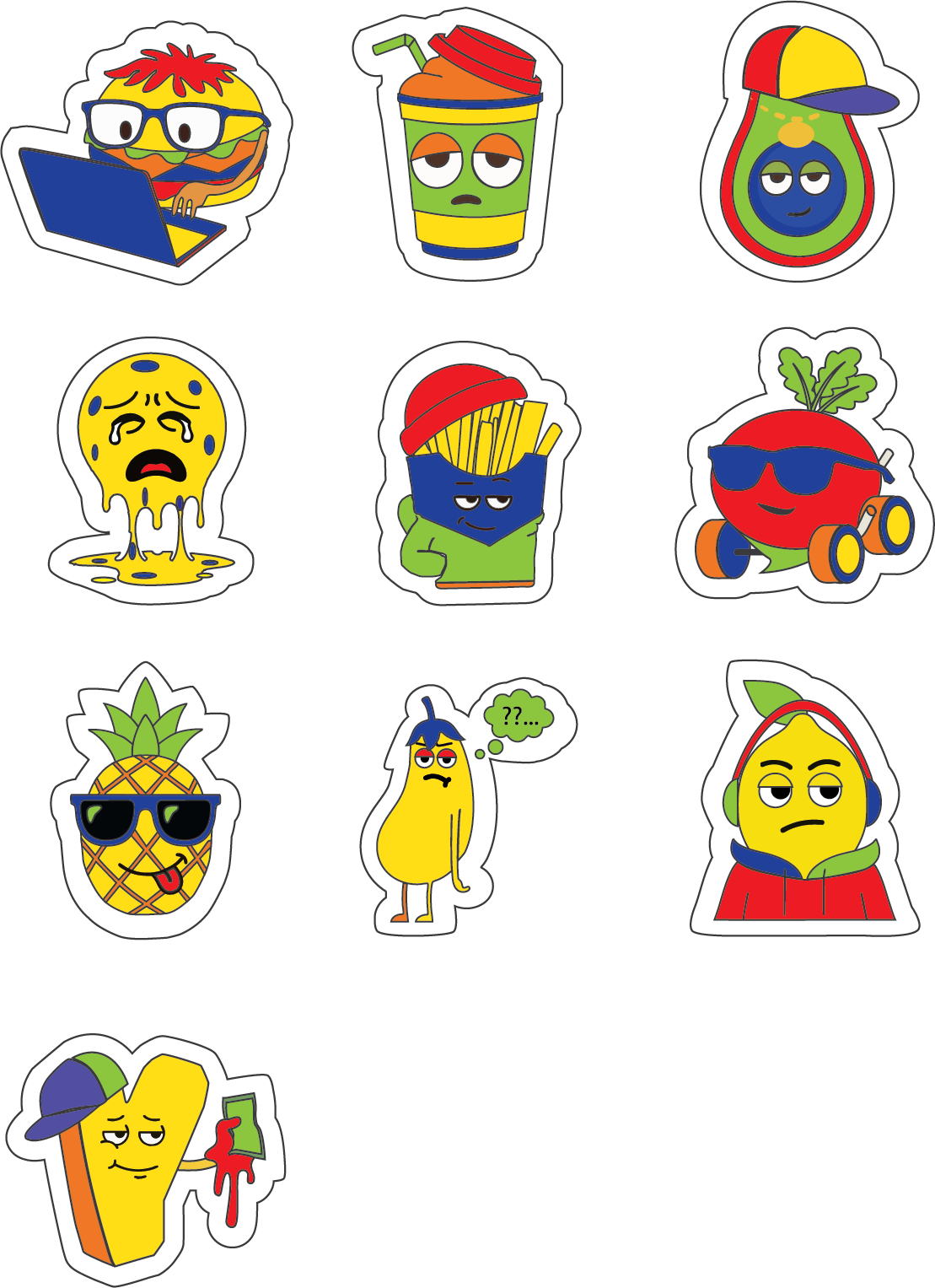 Стикерпаки | Конкурс — Изображение №5 — Иллюстрация, Графика на Dprofile