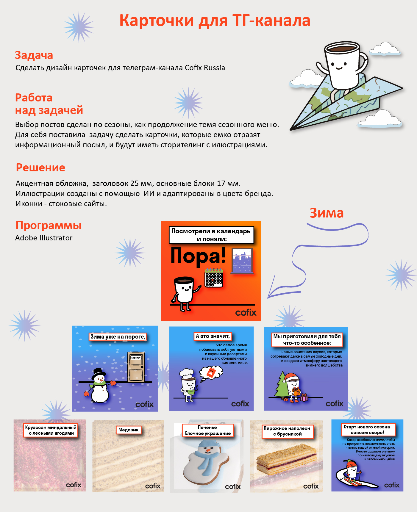 Cofix. Работа с готовой айдентикой — Изображение №6 — Брендинг, Графика на Dprofile