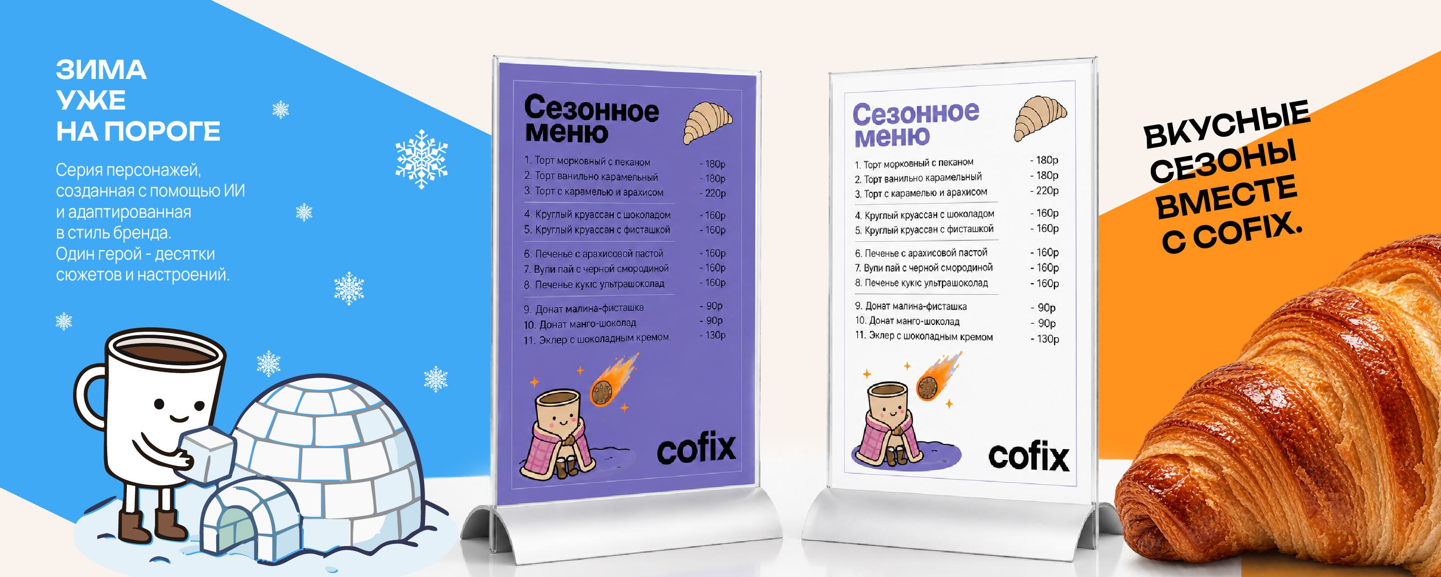 Cofix. Работа с готовой айдентикой — Изображение №3 — Брендинг, Графика на Dprofile