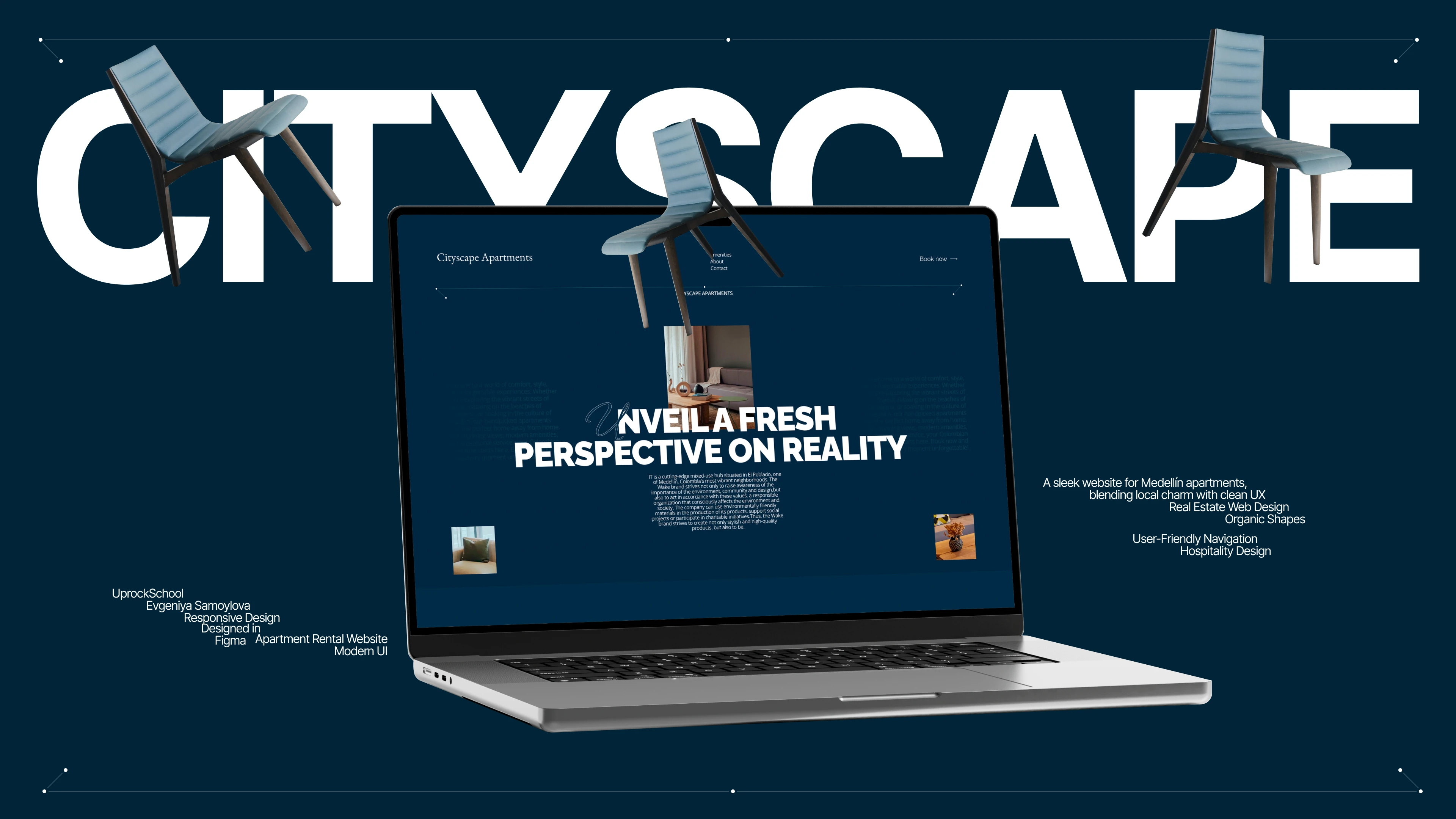 Cityscape Apartments | Corporate Website — Изображение №1 — Интерфейсы на Dprofile