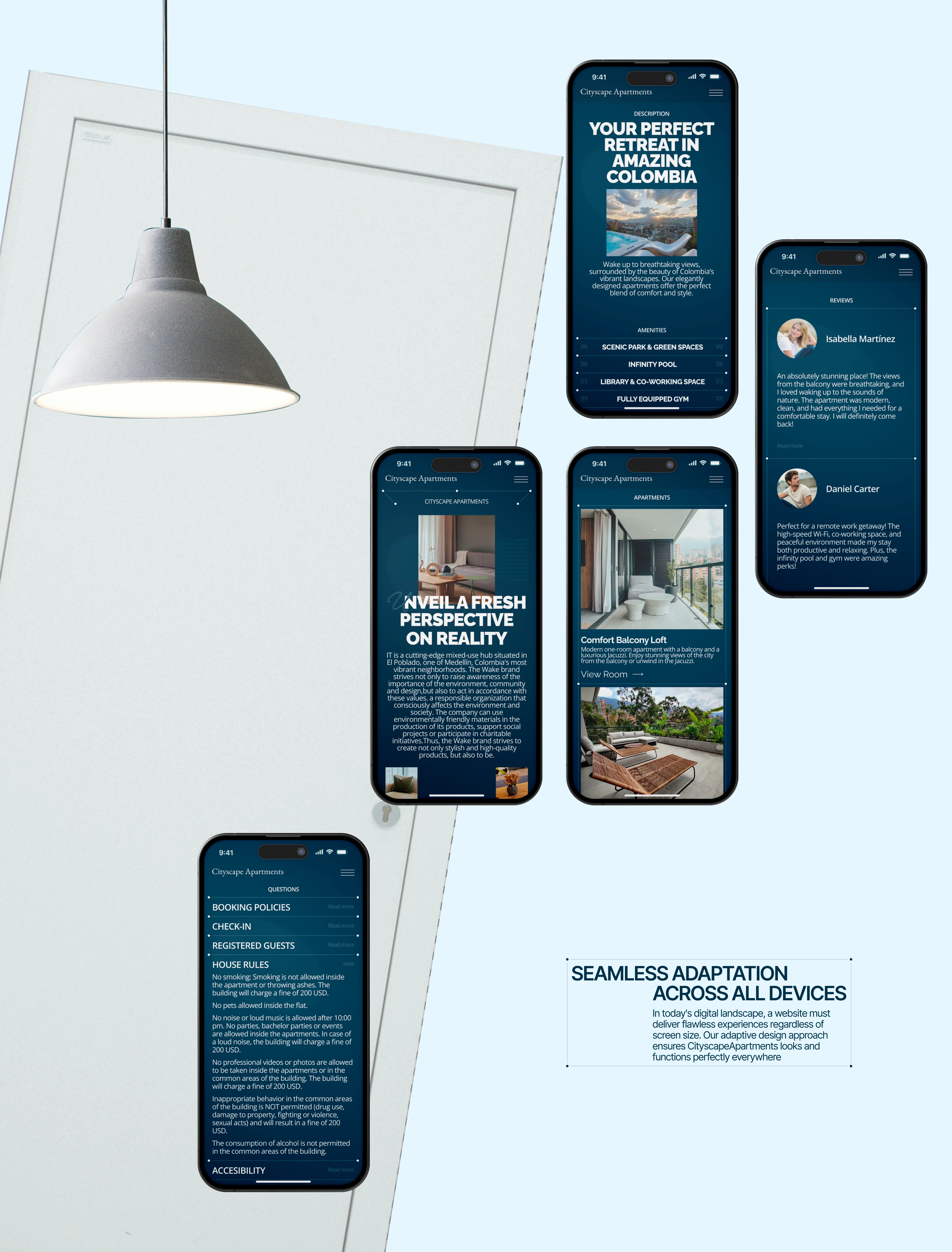 Cityscape Apartments | Corporate Website — Изображение №4 — Интерфейсы на Dprofile