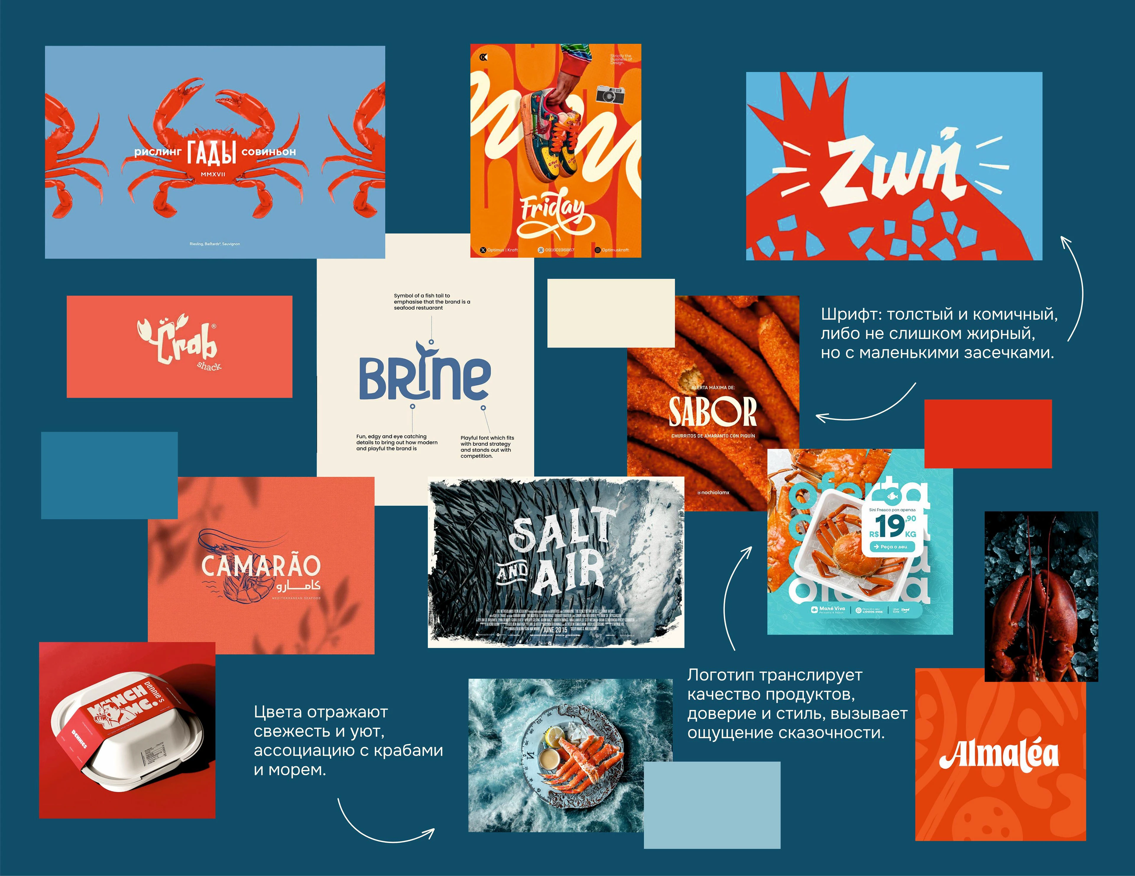 Фирменный стиль для морского ресторана — Изображение №2 — Брендинг на Dprofile