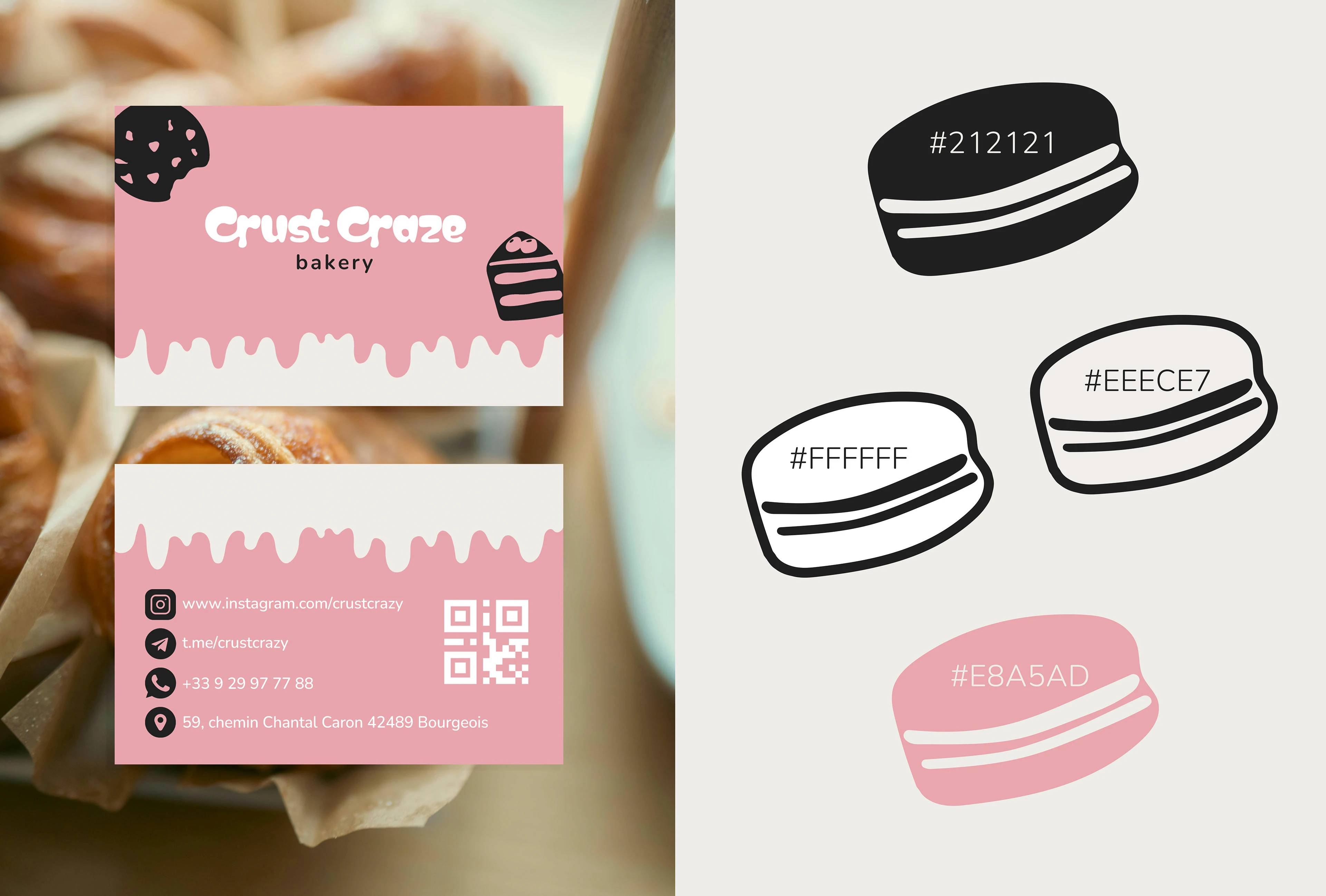 CRUST CRAZY - фирменный стиль для пекарни — Изображение №2 — Брендинг на Dprofile