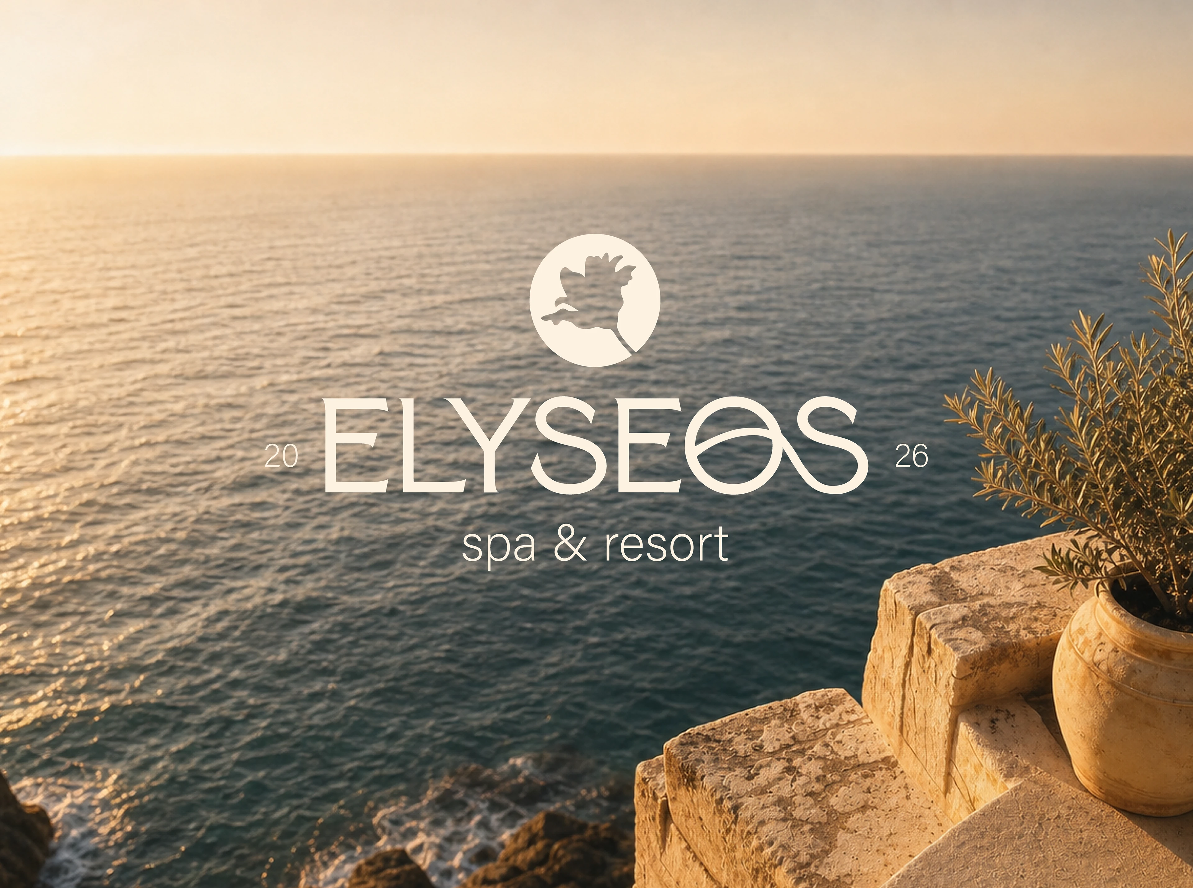 ELYSEOS - спа и отель у моря - лого и фирменный стиль — Изображение №1 — Брендинг на Dprofile