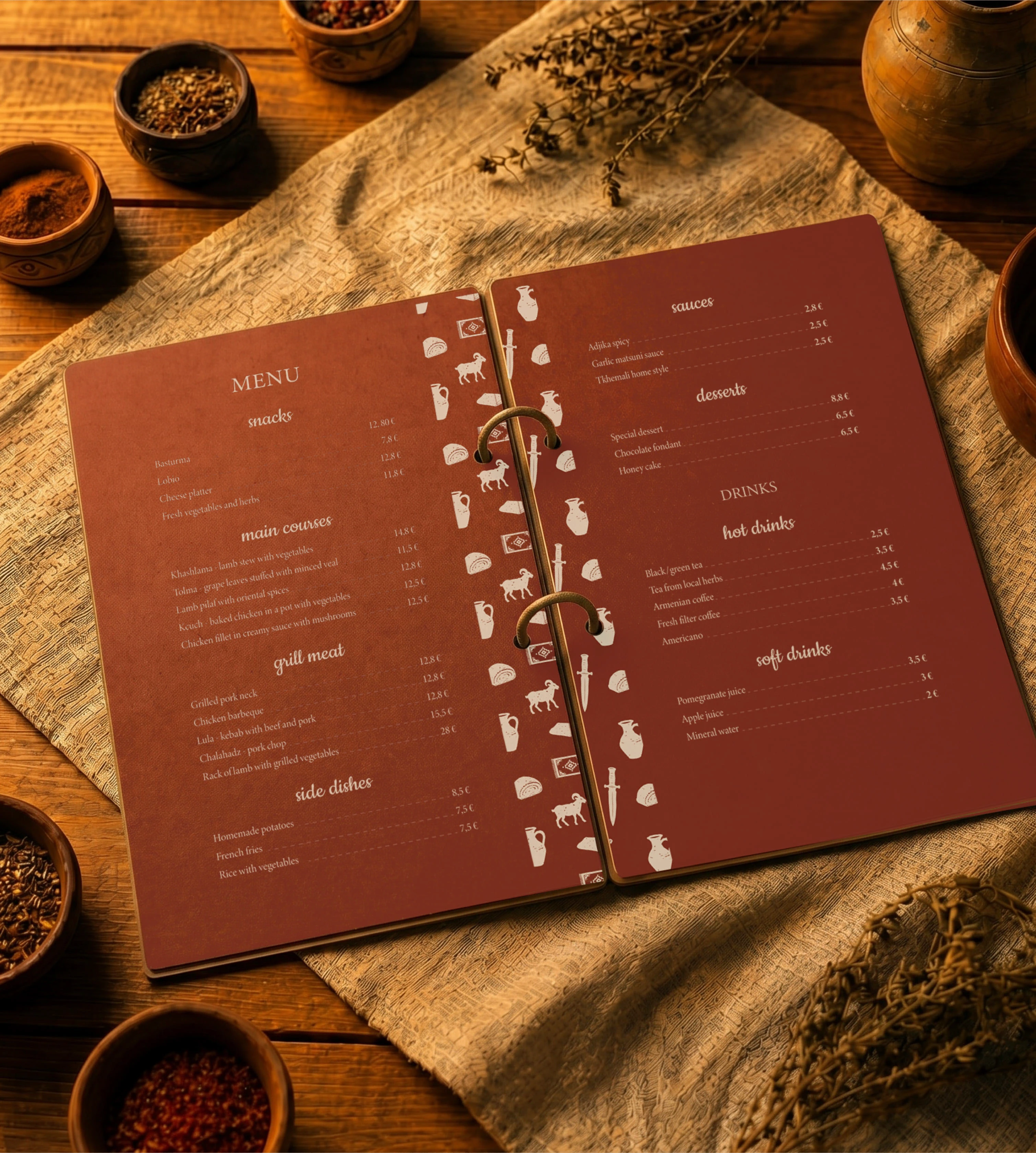 OJAKH - ресторан армянской кухни — Изображение №4 — Брендинг на Dprofile