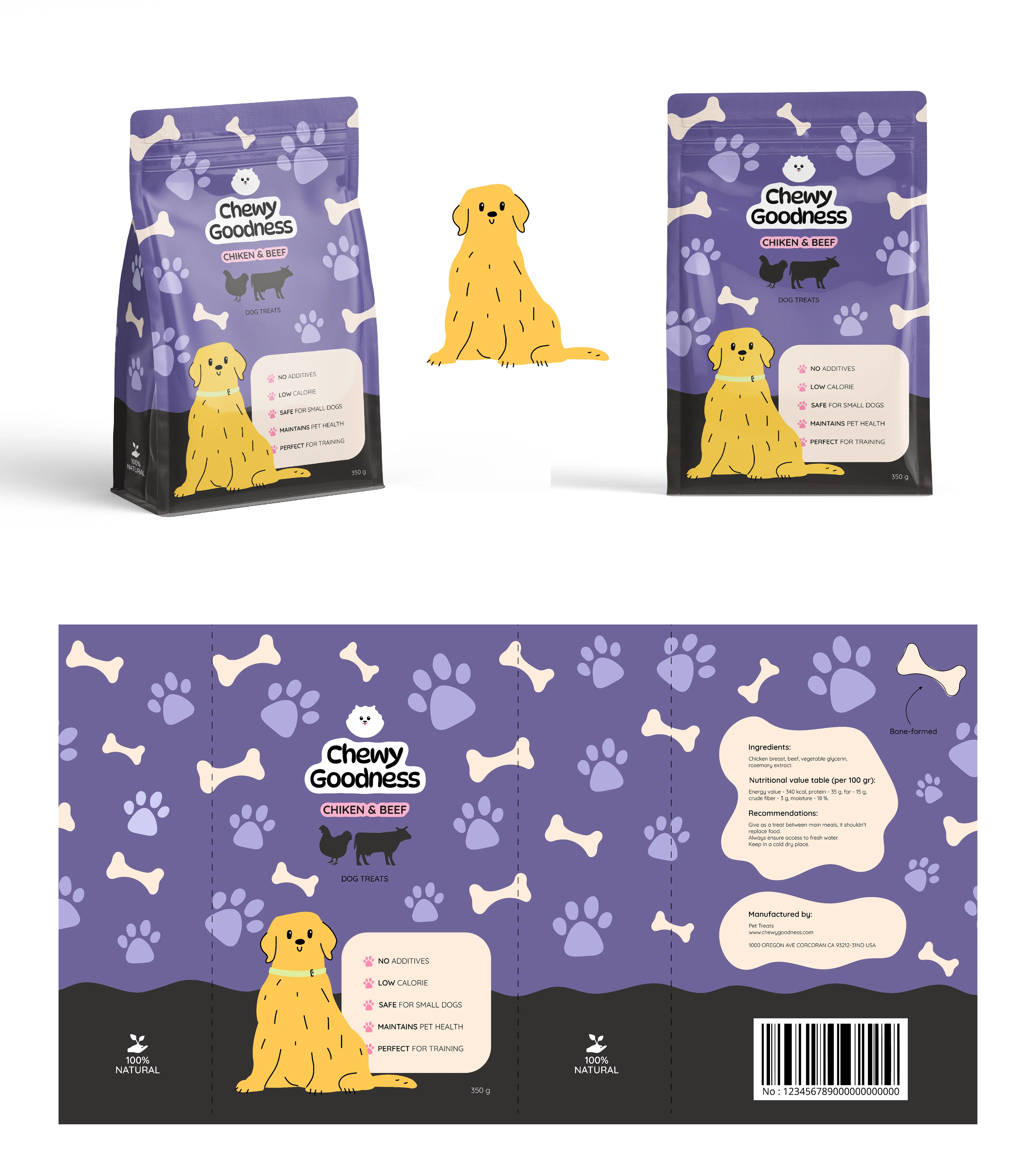 CHEWY GOODNESS - корм для собак — Изображение №8 — Брендинг на Dprofile