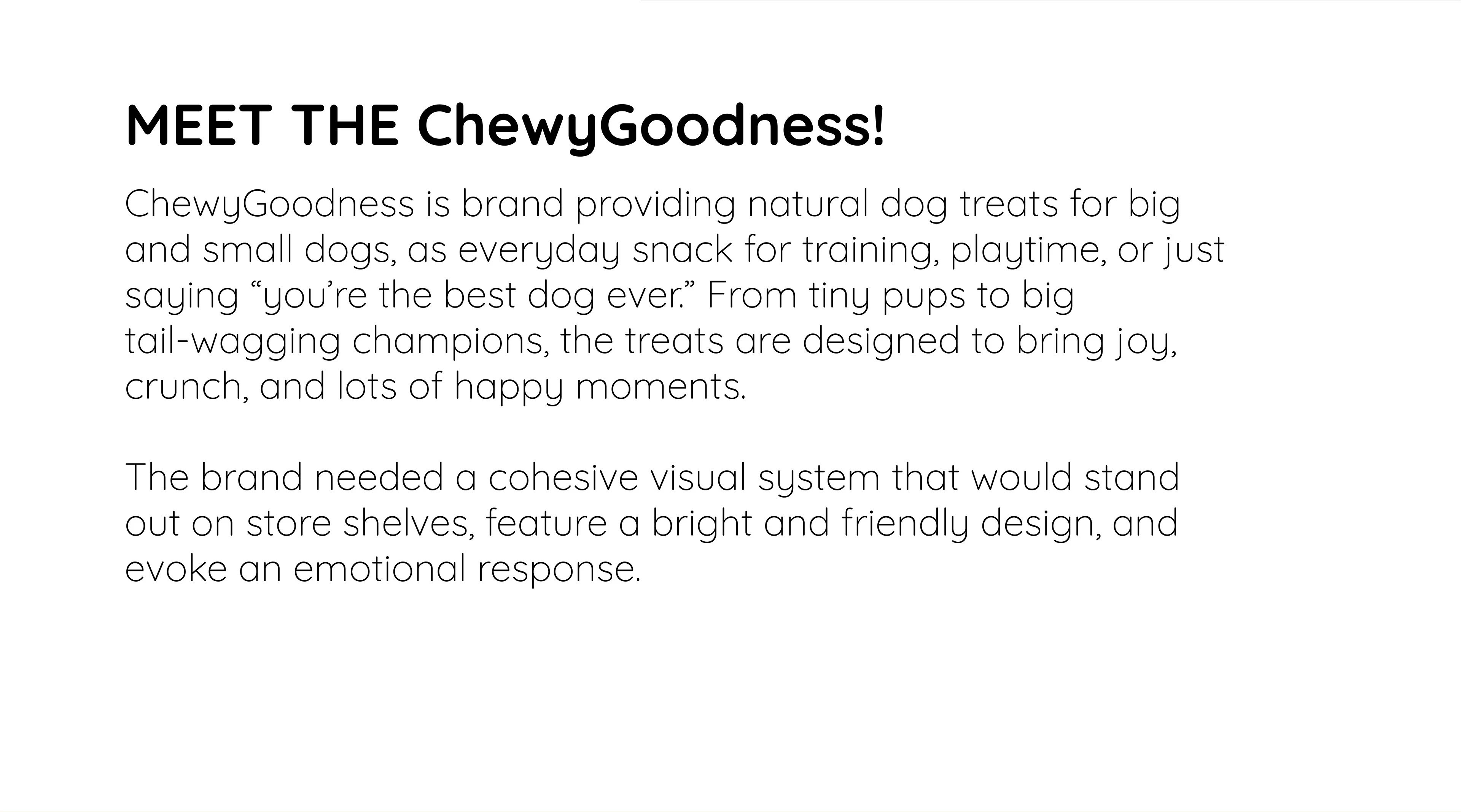 CHEWY GOODNESS - корм для собак — Изображение №2 — Брендинг на Dprofile