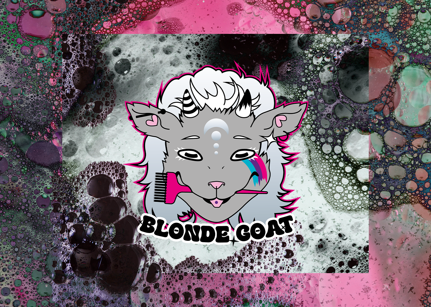 Blonde Goat. Брендинг для колориста — Изображение №1 — Брендинг, Иллюстрация на Dprofile