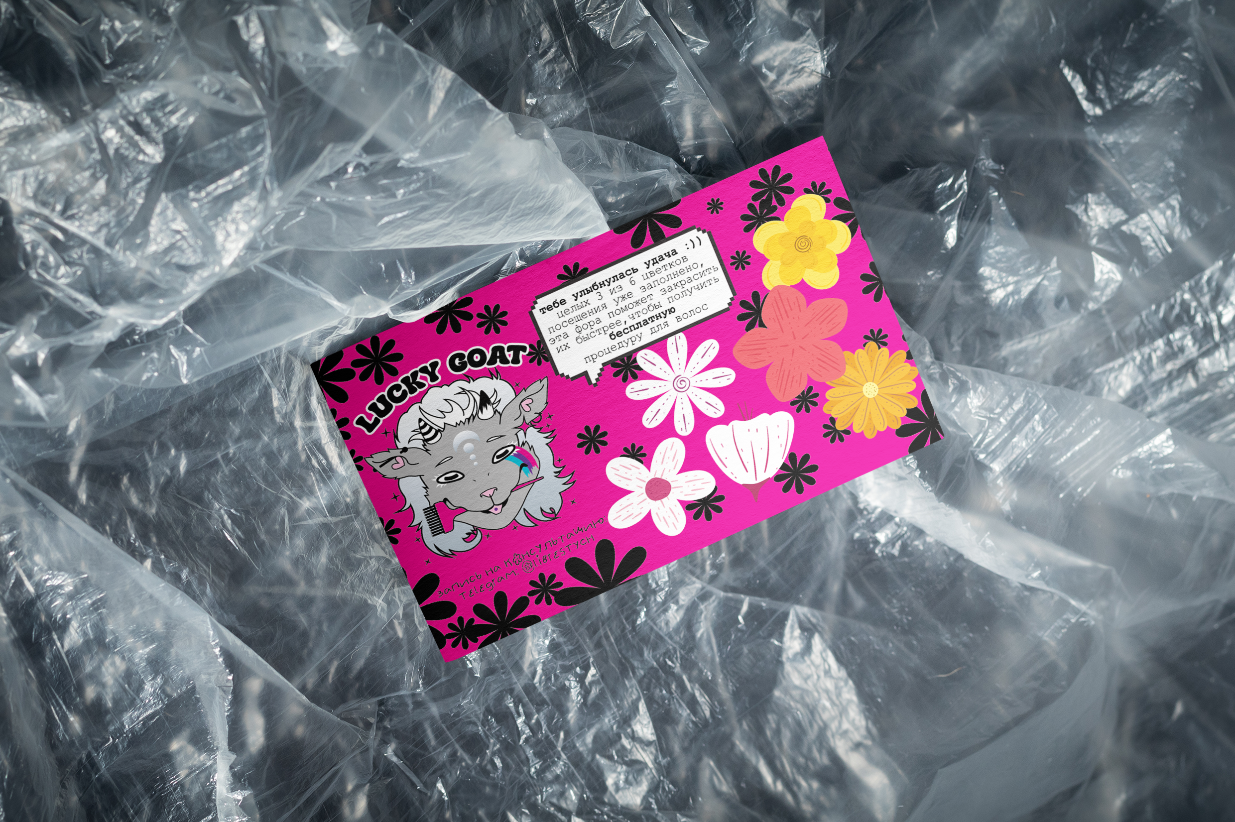 Blonde Goat. Брендинг для колориста — Изображение №3 — Брендинг, Иллюстрация на Dprofile