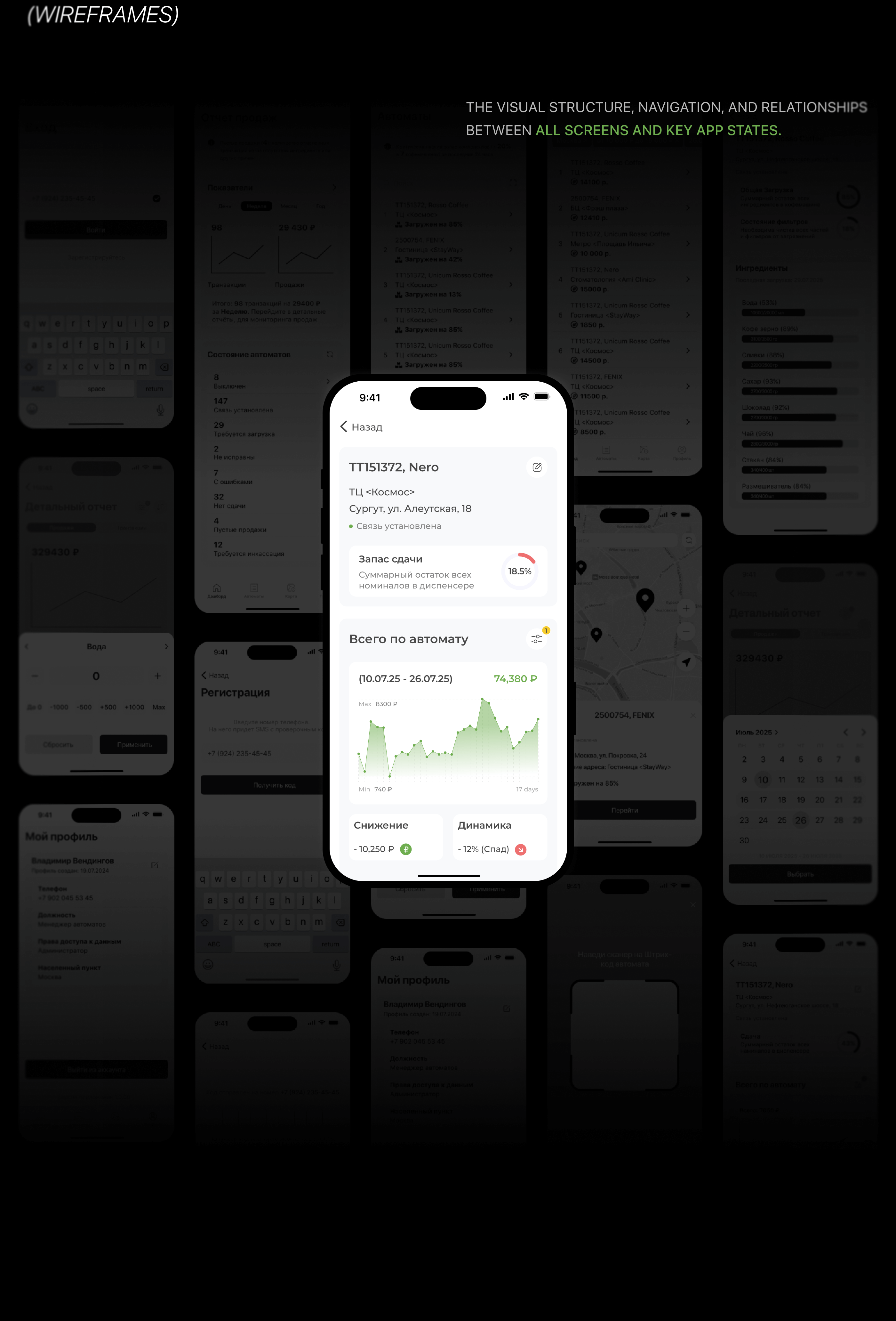 MOBILE VENDING APP | IOS APP DESIGN — Изображение №5 — Интерфейсы на Dprofile