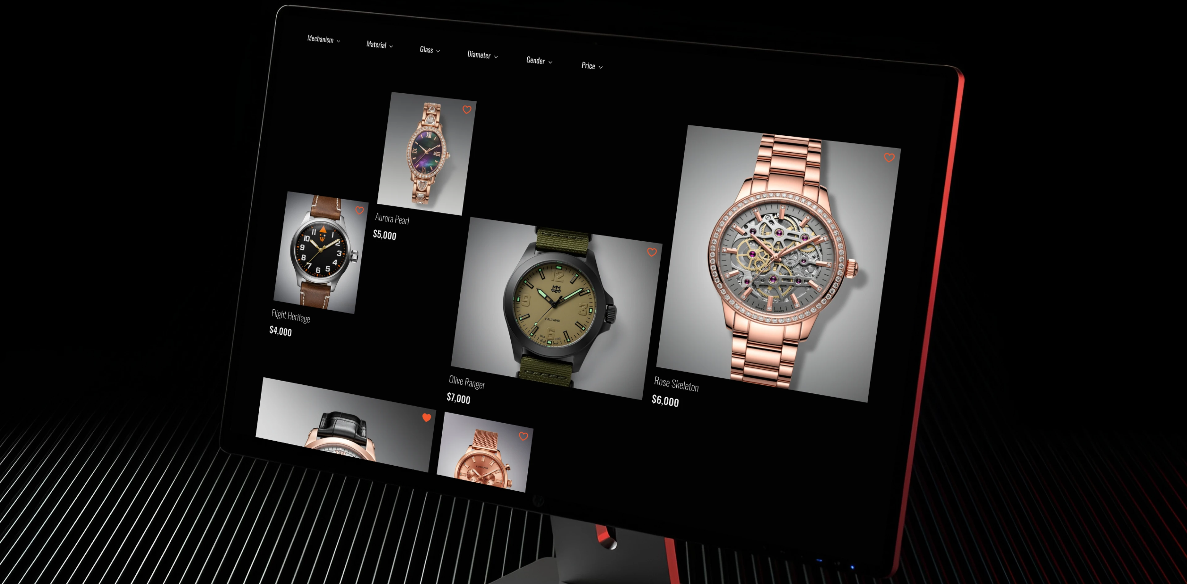 NORDHOR — Luxury Watch E-commerce Experience — Изображение №12 — Интерфейсы на Dprofile