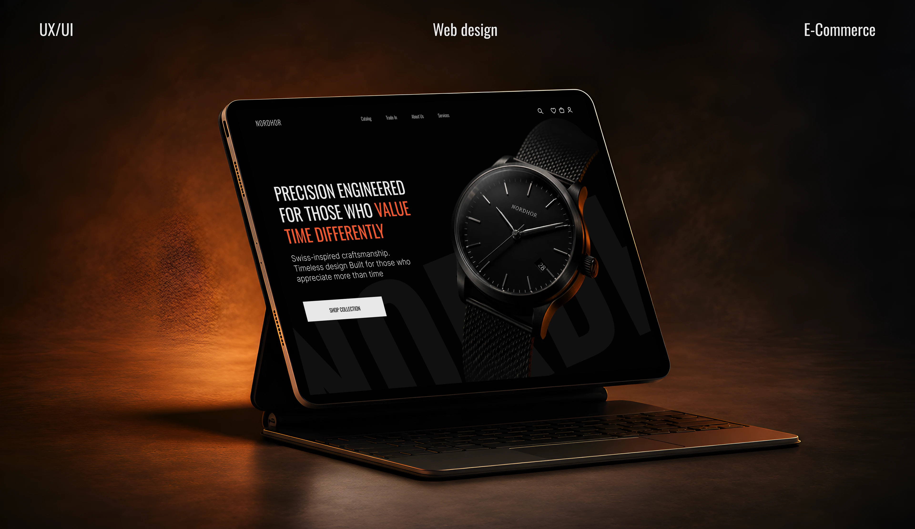 NORDHOR — Luxury Watch E-commerce Experience — Изображение №1 — Интерфейсы на Dprofile