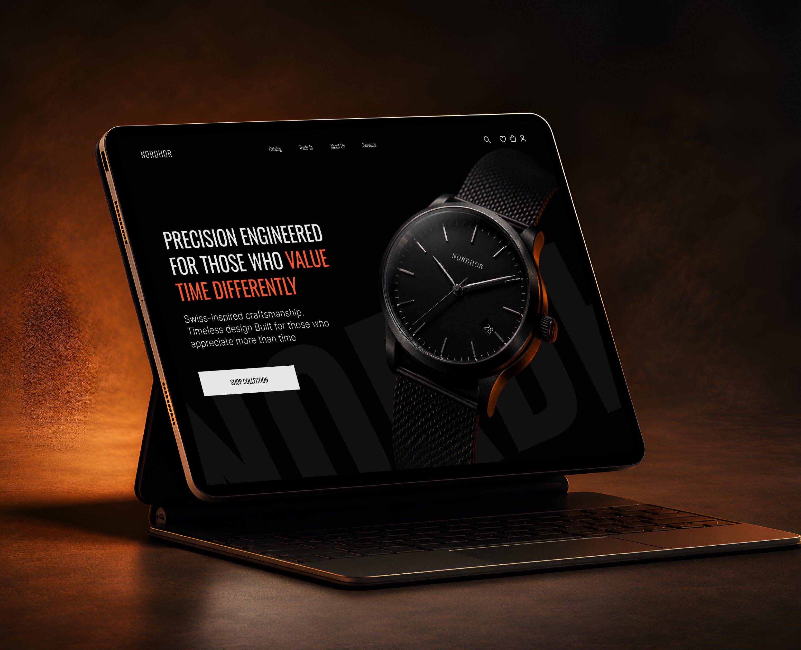 NORDHOR — Luxury Watch E-commerce Experience на Dprofile