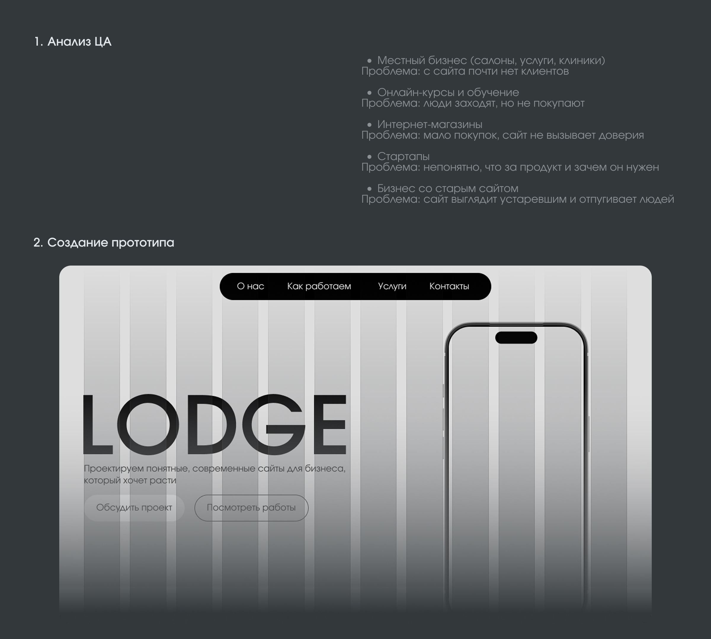 Сайт студии Lodge Design — Изображение №4 — Интерфейсы на Dprofile