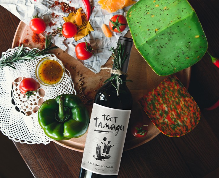 Этикетки для грузинского вина на Dprofile