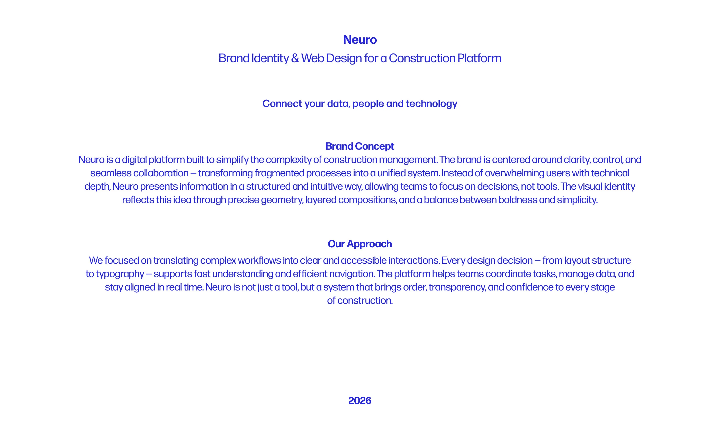 Neuro — Айдентика и UX/UI дизайн цифровой платформы — Изображение №2 — Интерфейсы, Брендинг на Dprofile