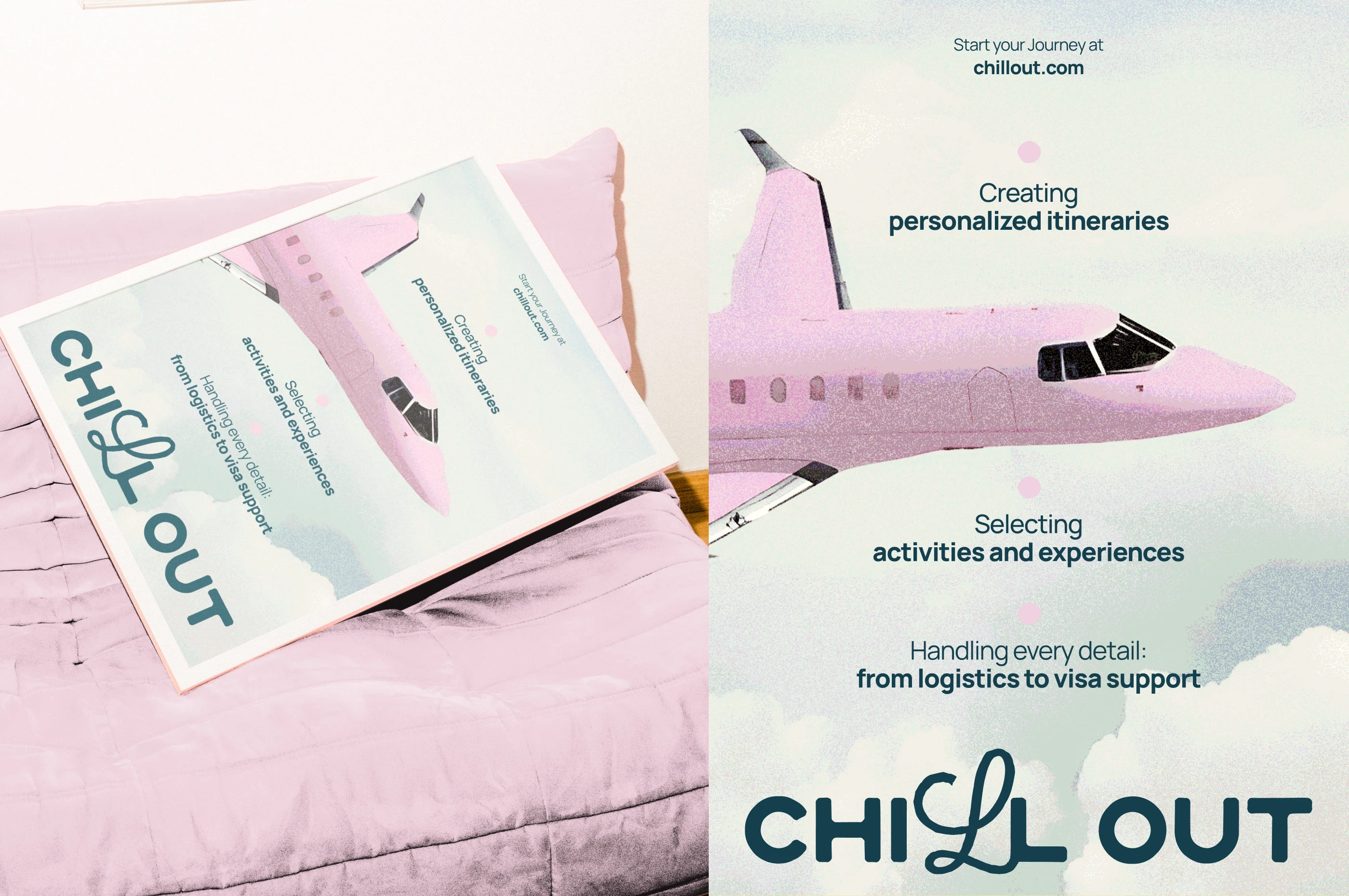 Chill Out — Айдентика для агенства путешествий — Изображение №9 — Брендинг на Dprofile