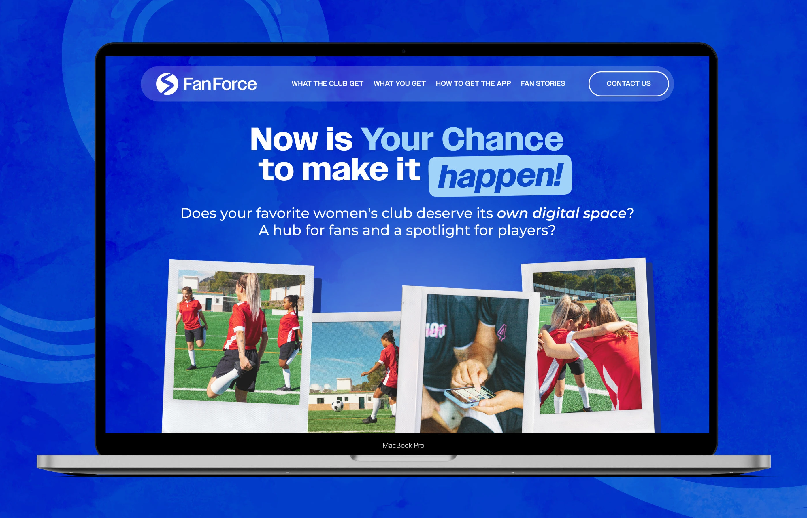 FanForce — веб-сайт для платформы женского футбола — Изображение №4 — Интерфейсы на Dprofile