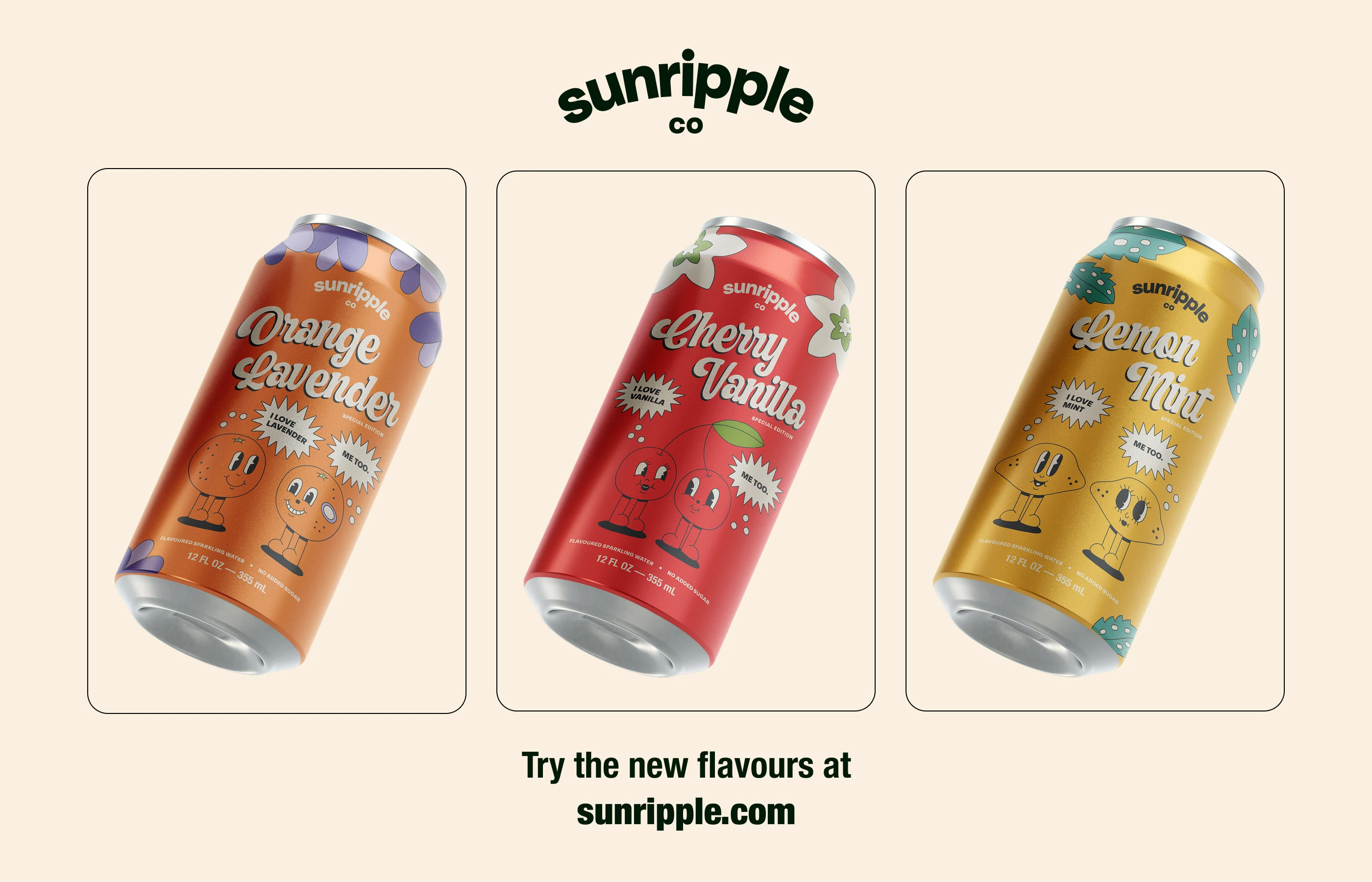 Sunripple — дизайн упаковки и айдентика напитка — Изображение №2 — Брендинг, Иллюстрация на Dprofile