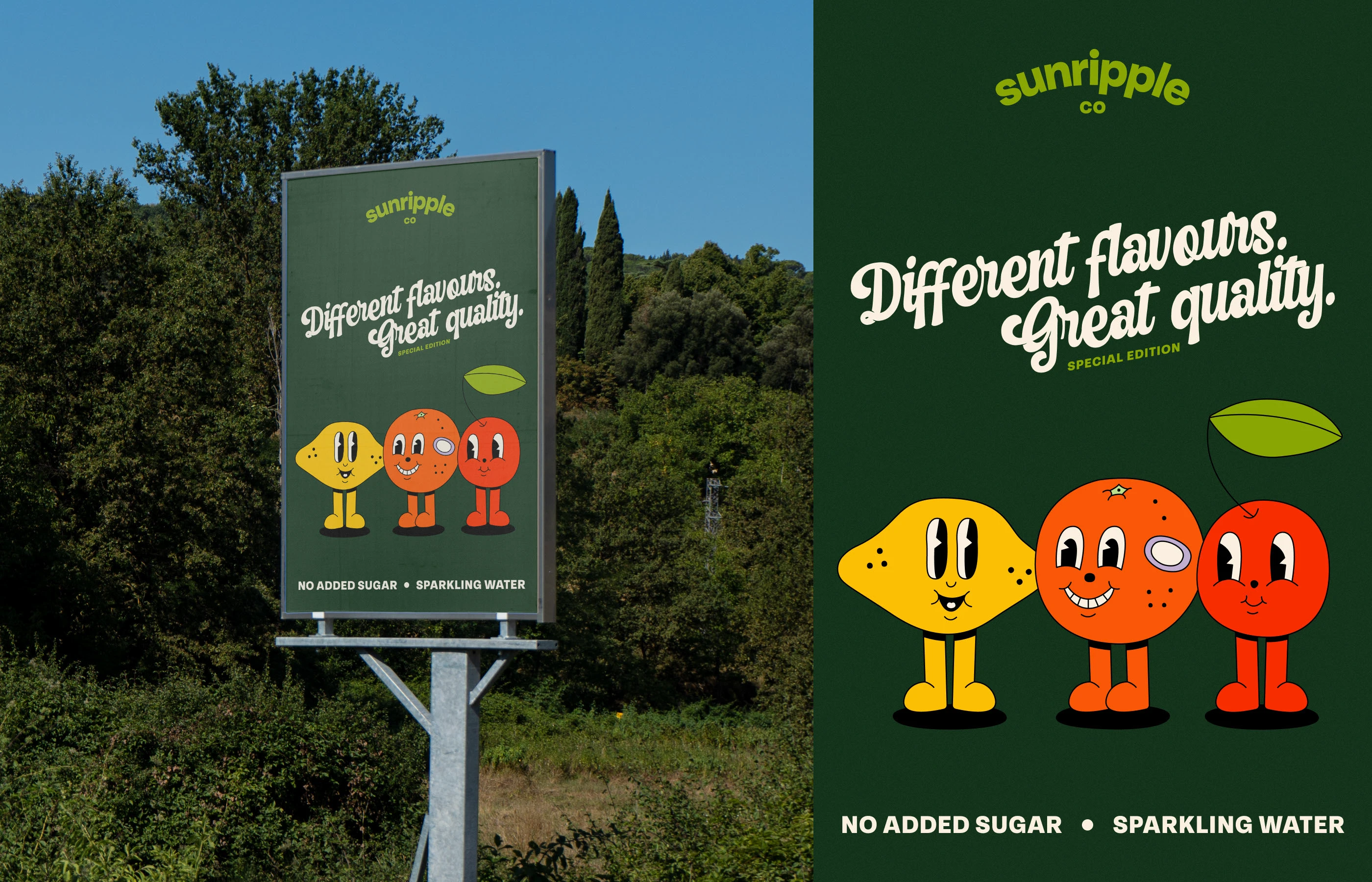 Sunripple — дизайн упаковки и айдентика напитка — Изображение №10 — Брендинг, Иллюстрация на Dprofile