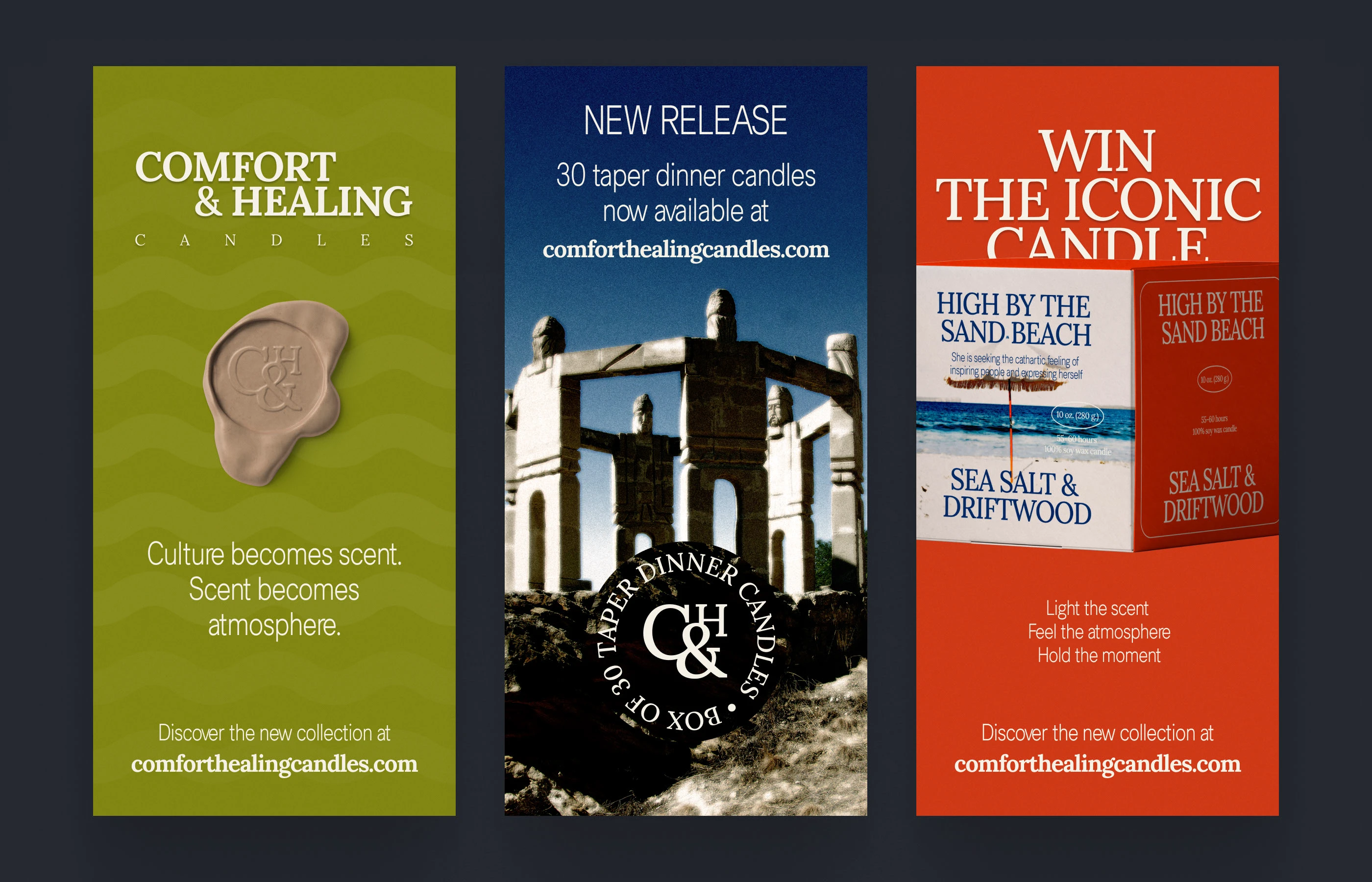 Comfort & Healing — брендинг и упаковка свечей — Изображение №9 — Брендинг на Dprofile