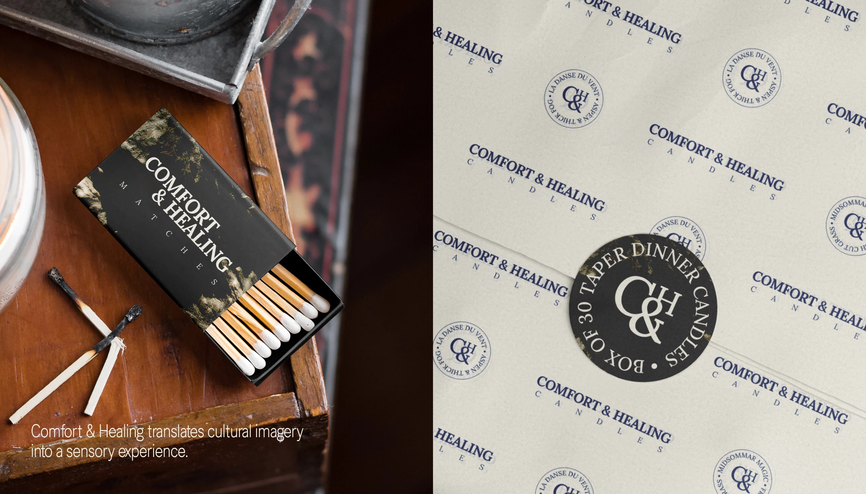 Comfort & Healing — брендинг и упаковка свечей — Изображение №17 — Брендинг на Dprofile