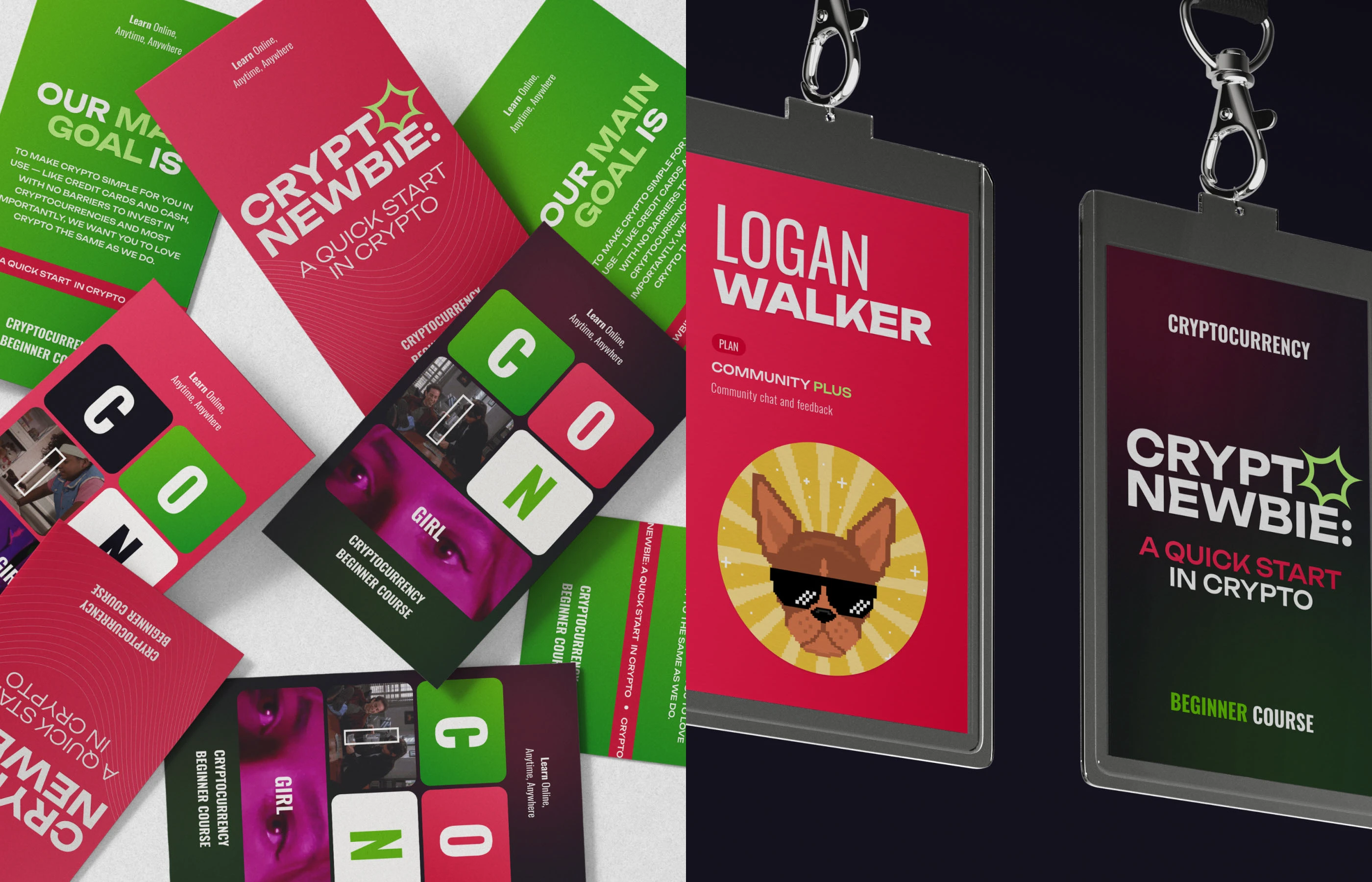 Crypto Newbie — лендинг для курса по криптовалюте — Изображение №7 — Интерфейсы, Графика на Dprofile