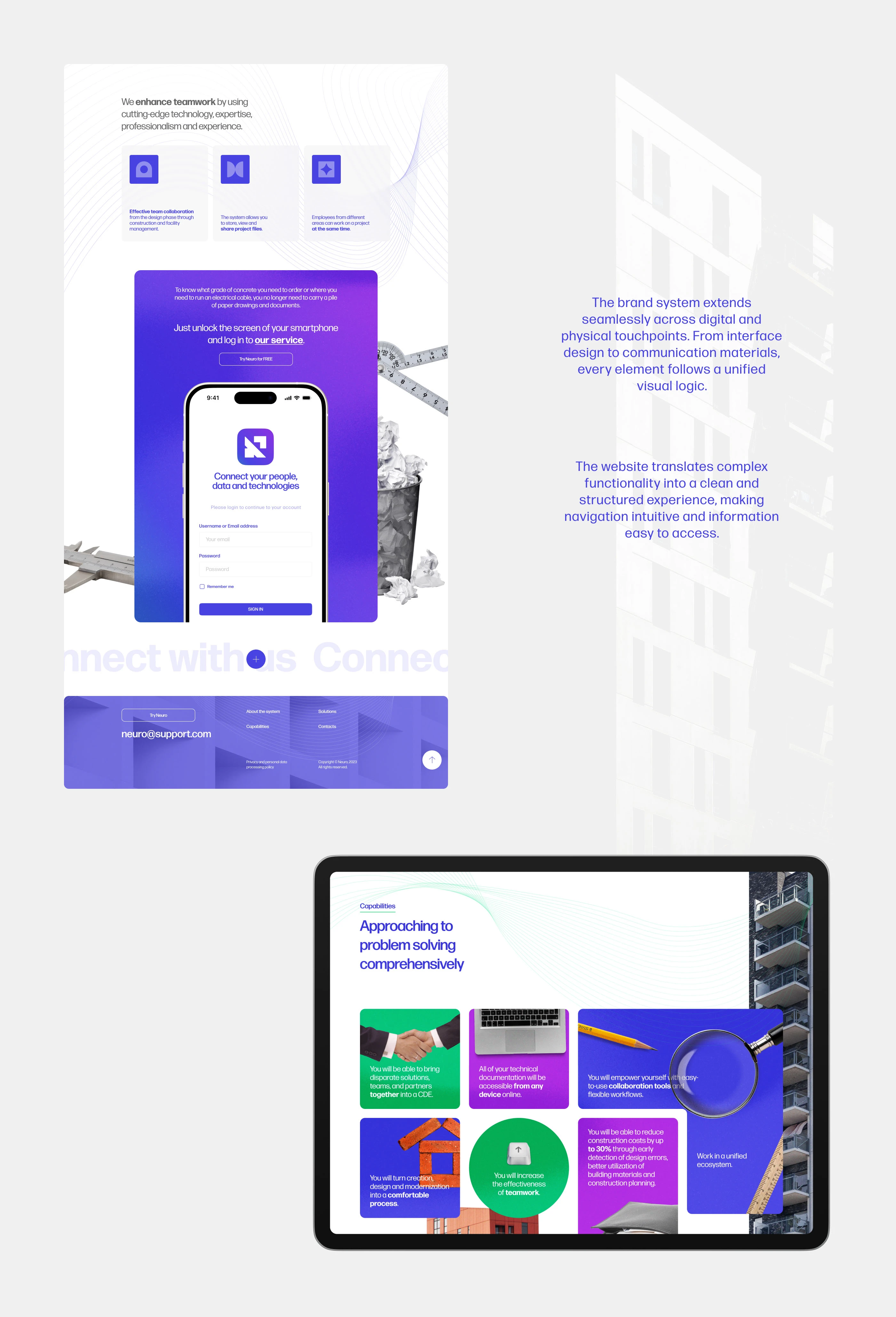 Neuro — Айдентика и UX/UI дизайн цифровой платформы — Изображение №7 — Интерфейсы, Брендинг на Dprofile