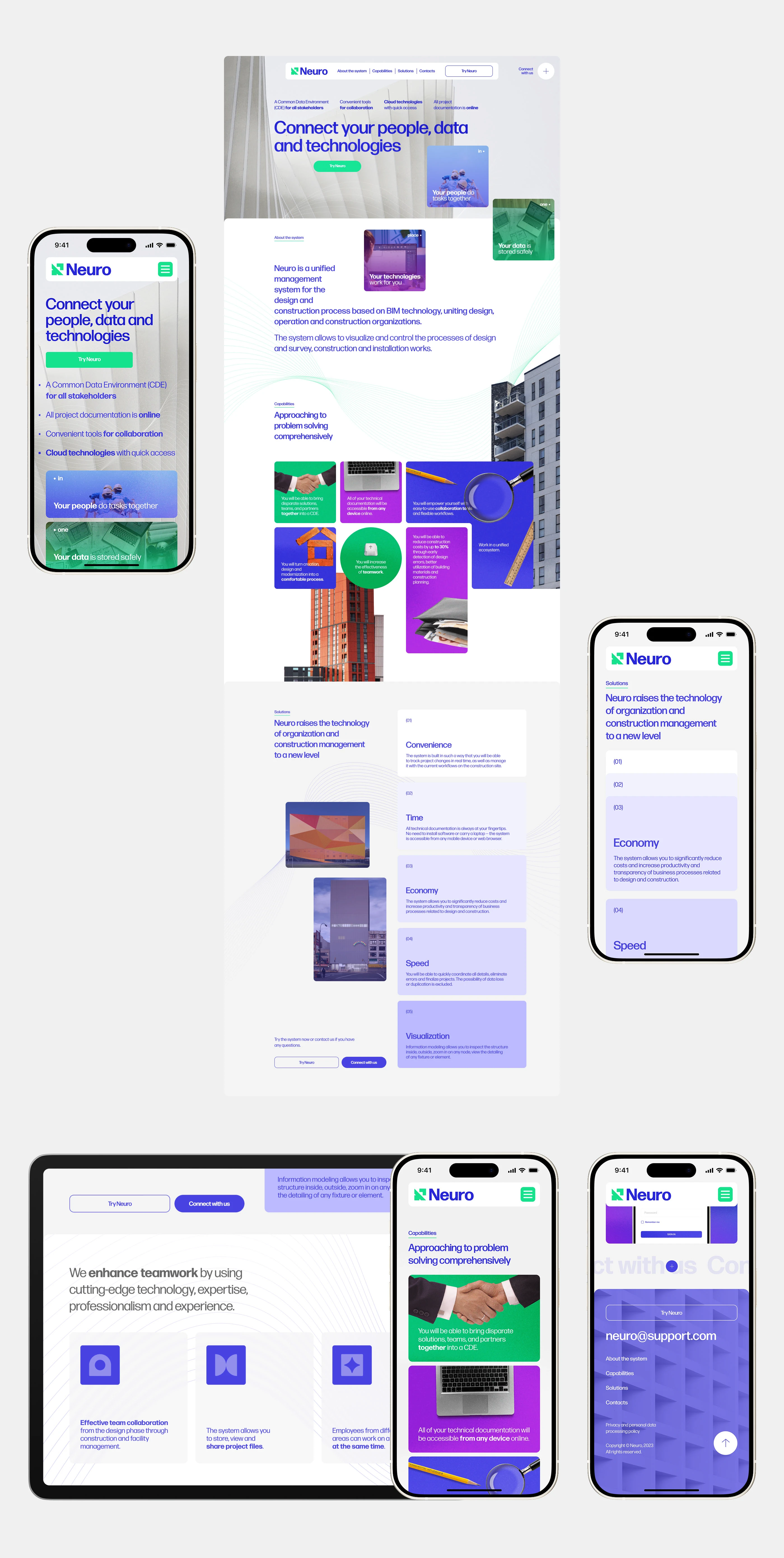 Neuro — Айдентика и UX/UI дизайн цифровой платформы — Изображение №3 — Интерфейсы, Брендинг на Dprofile