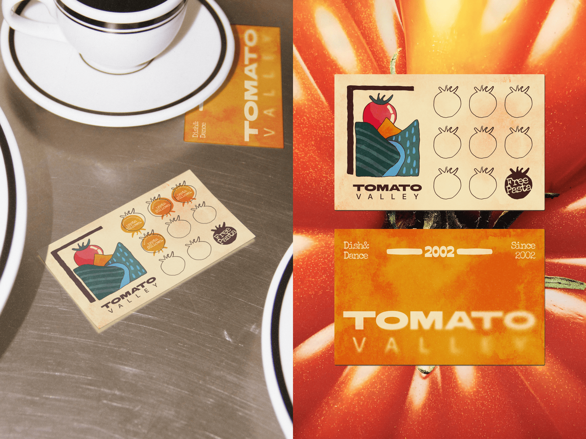 Tomato Valley / Айдентика для итальянского ресторана — Изображение №15 — Брендинг, Иллюстрация на Dprofile