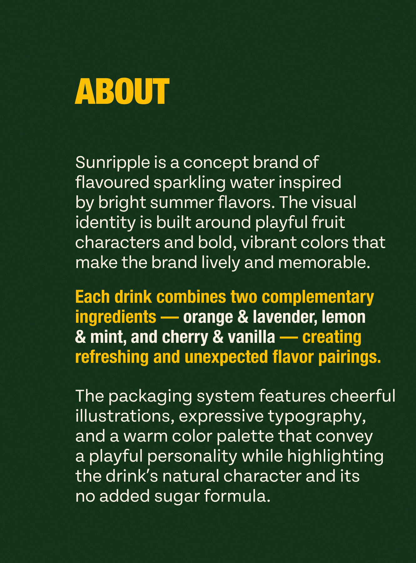 Sunripple — дизайн упаковки и айдентика напитка — Изображение №4 — Брендинг, Иллюстрация на Dprofile