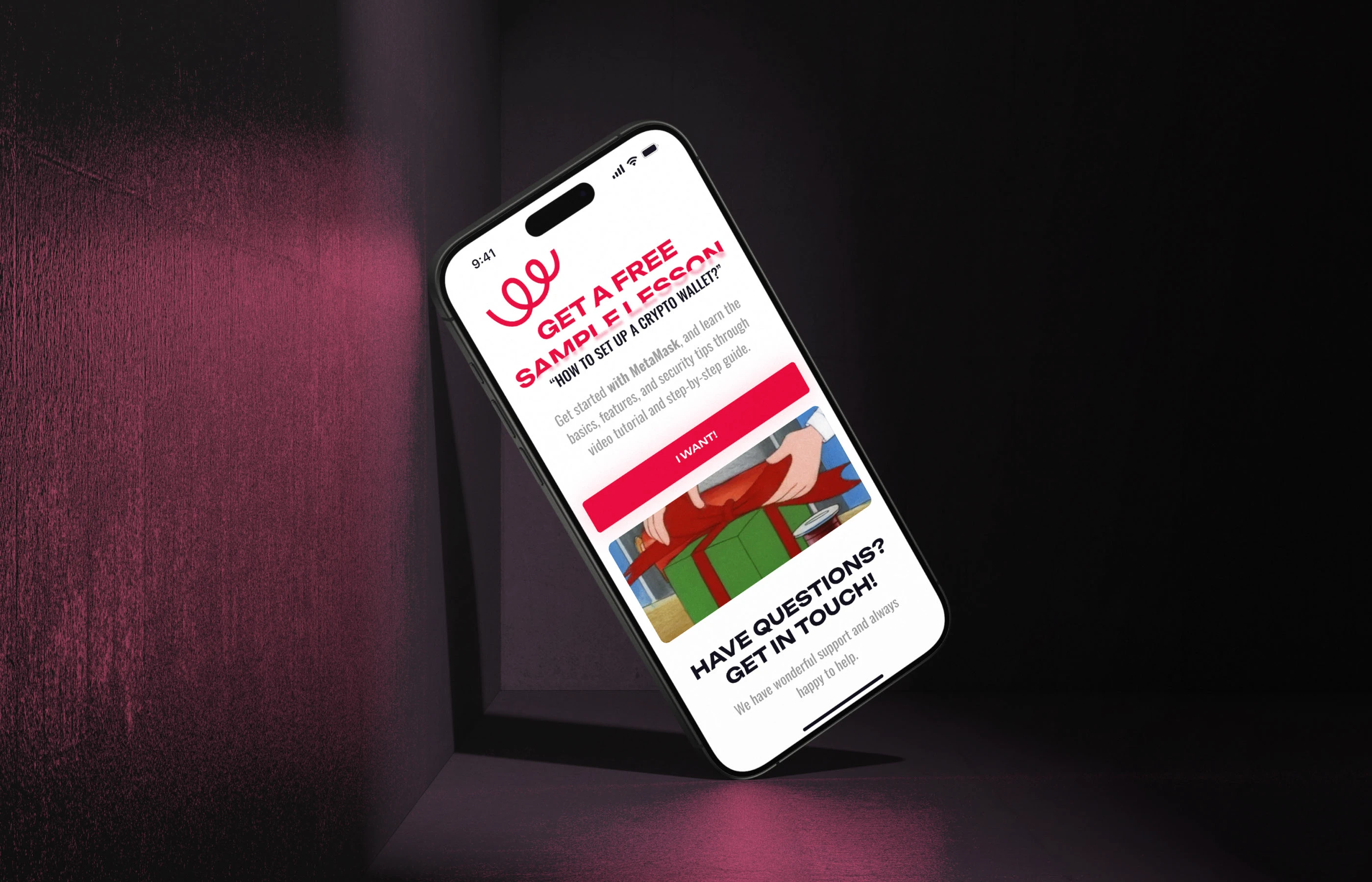 Crypto Newbie — лендинг для курса по криптовалюте — Изображение №10 — Интерфейсы, Графика на Dprofile