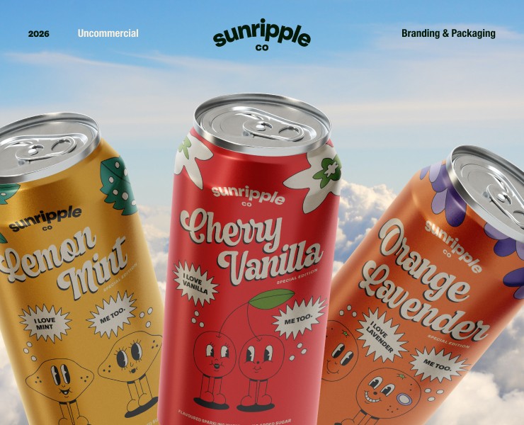Sunripple — дизайн упаковки и айдентика напитка — Брендинг, Иллюстрация на Dprofile