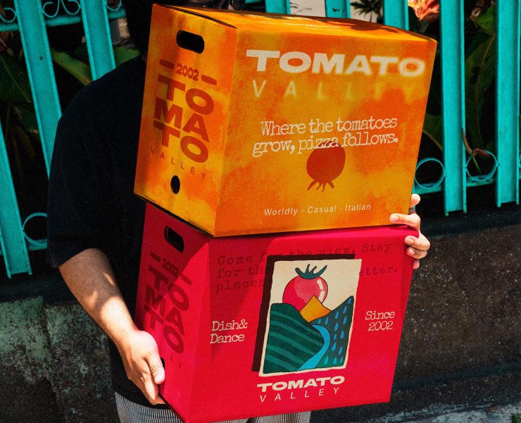 Tomato Valley / Айдентика для итальянского ресторана — Брендинг, Иллюстрация на Dprofile