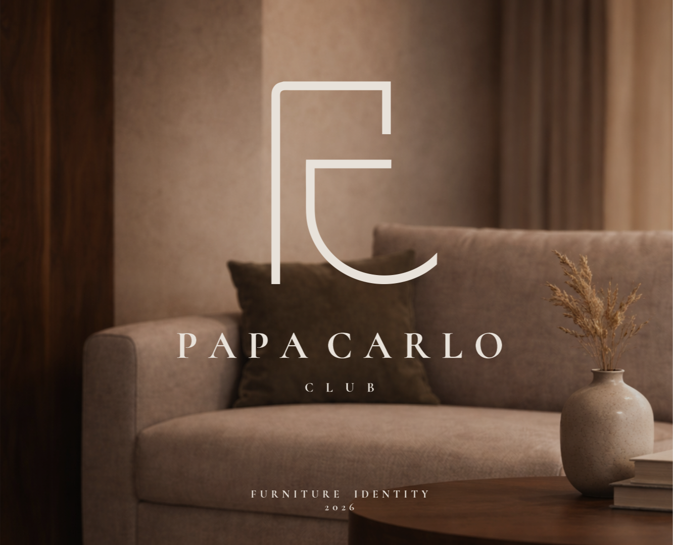 Papa Carlo Club Айдентика мебельного бренда — Брендинг на Dprofile