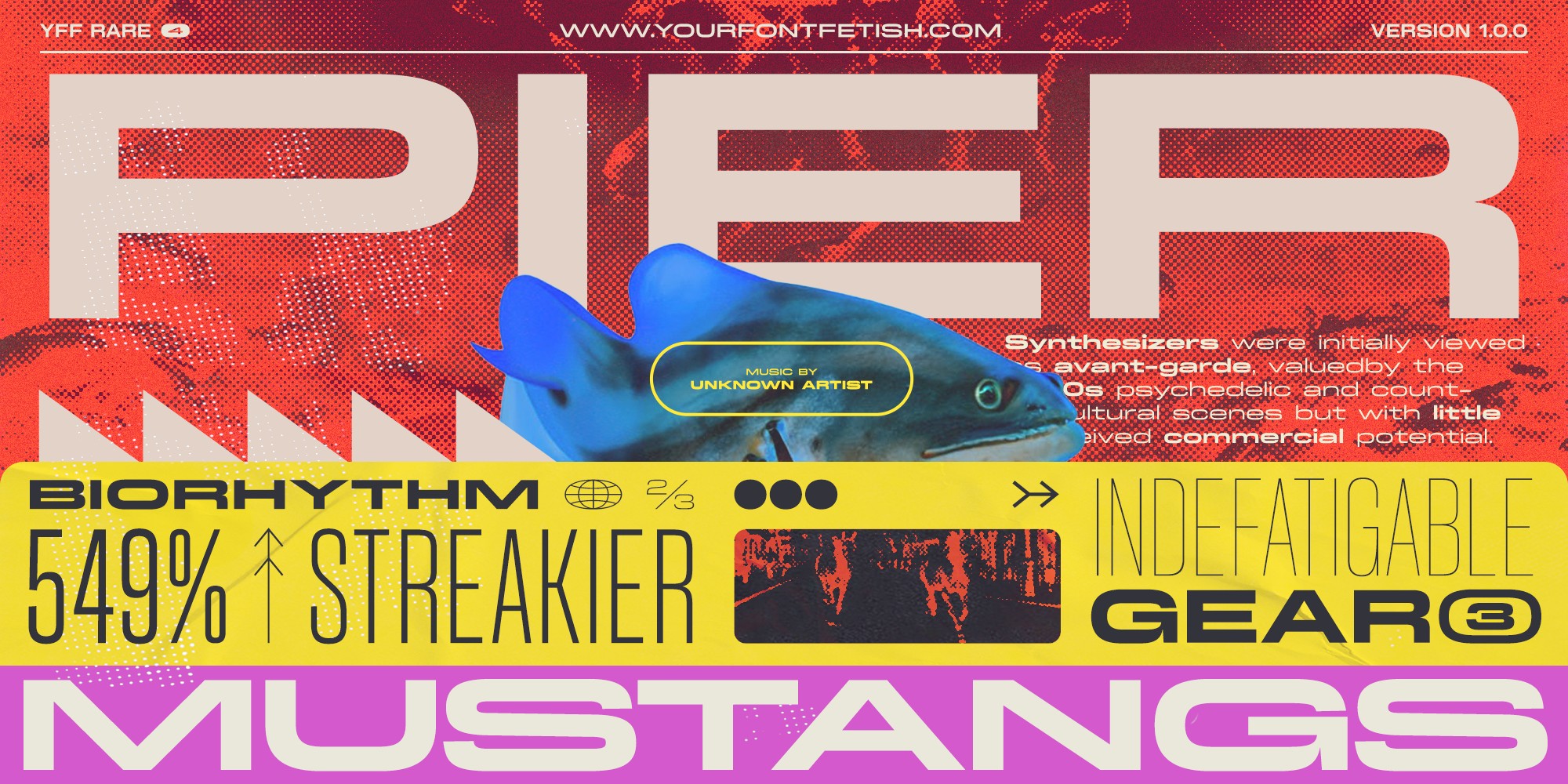 YFF RARE Вариативный шрифт (Free TRIAL) — Изображение №5 — Графика на Dprofile