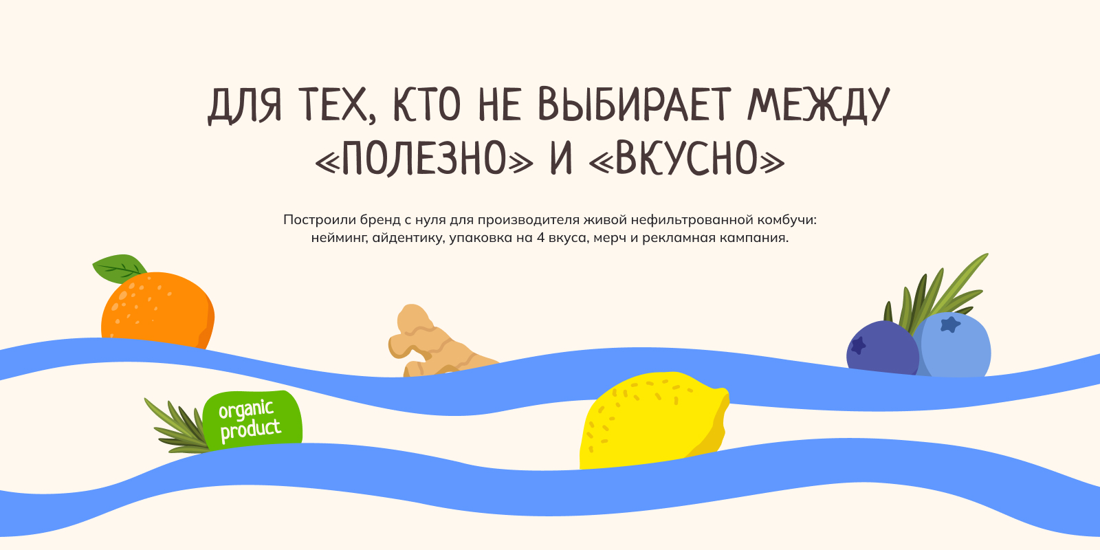Этикетки для комбучи VOLNA — Изображение №2 — Брендинг на Dprofile