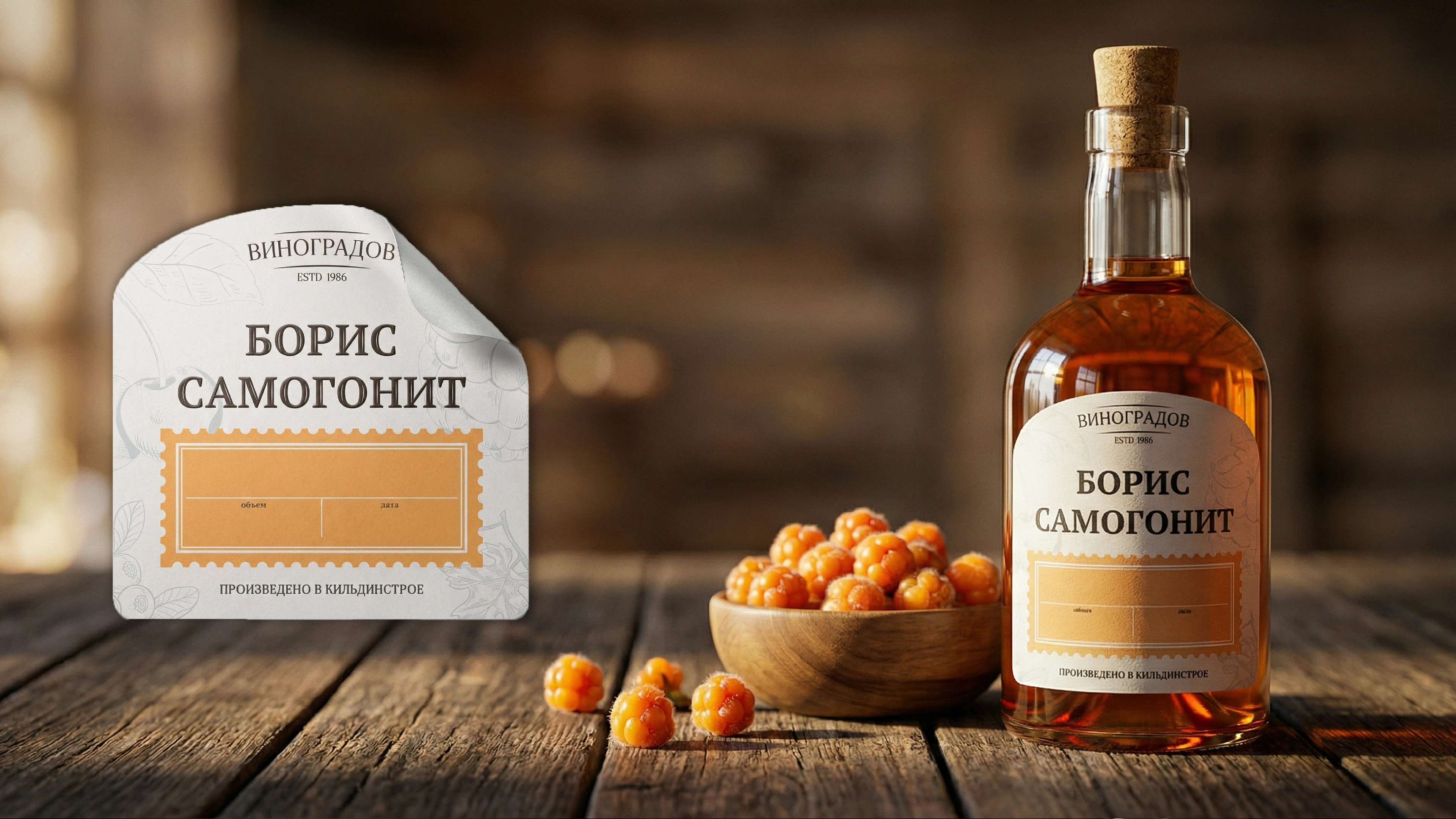 "Виноградов" - дизайн этикеток для настоек — Изображение №10 — Брендинг на Dprofile