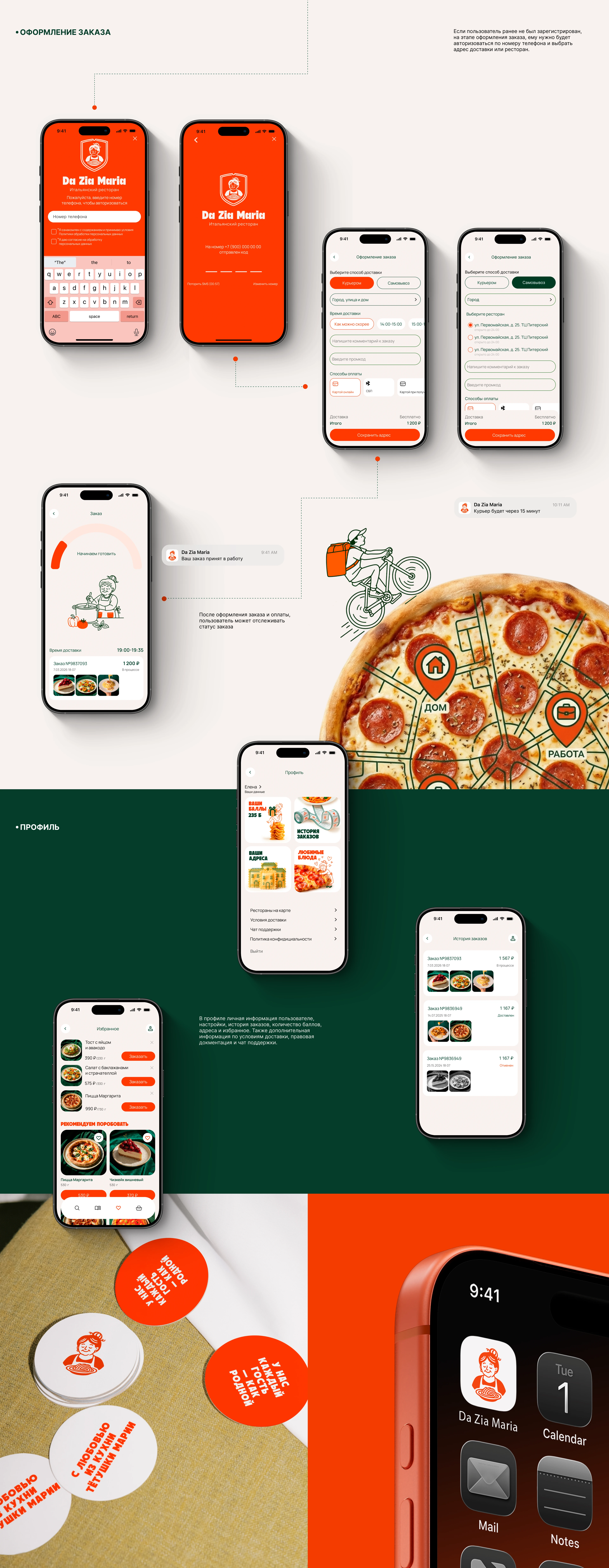 Мобильное приложение для ресторана — Изображение №9 — Интерфейсы на Dprofile