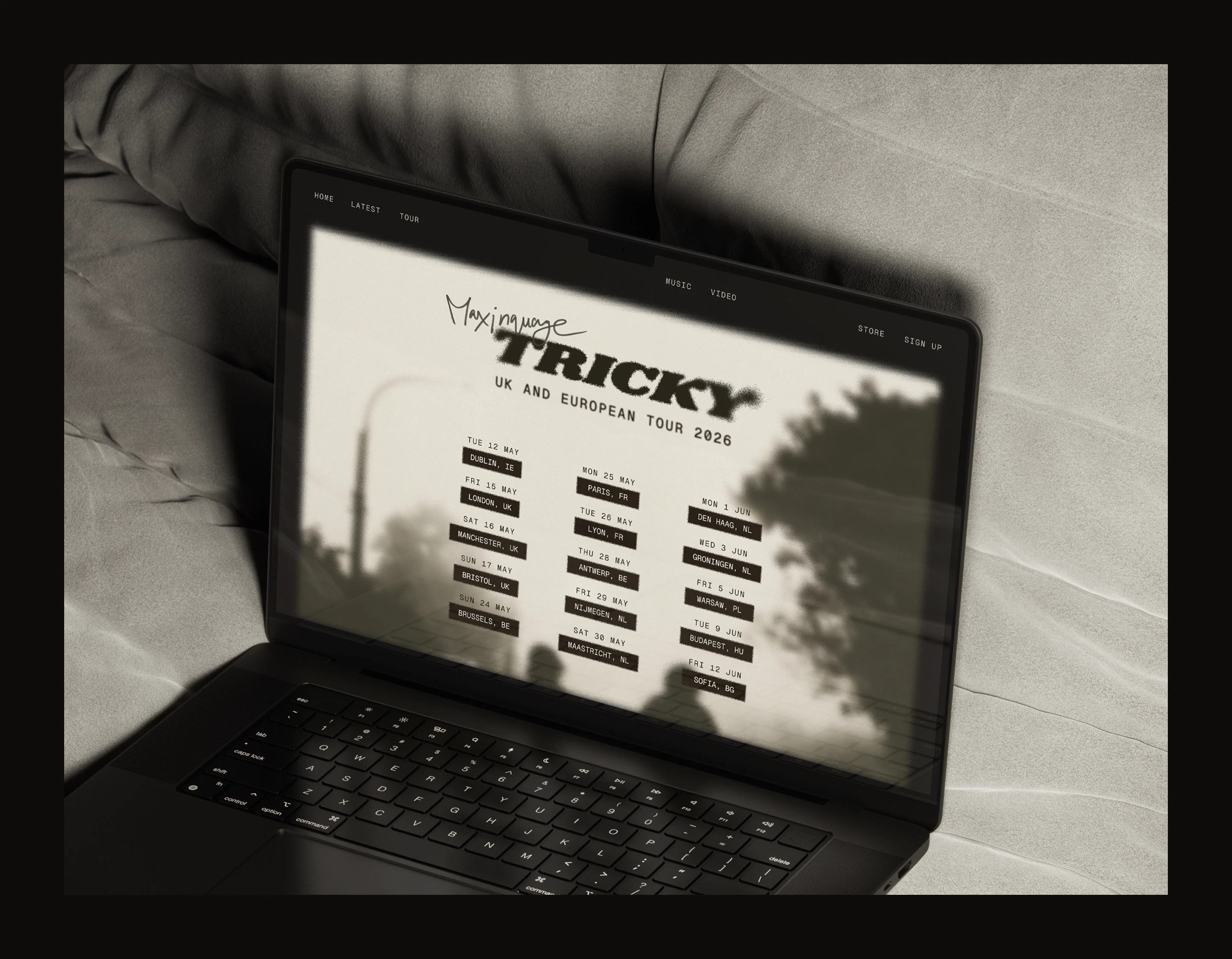 TRICKY’S TOUR 2026 / MAXINQUAYE — Изображение №13 — Брендинг на Dprofile