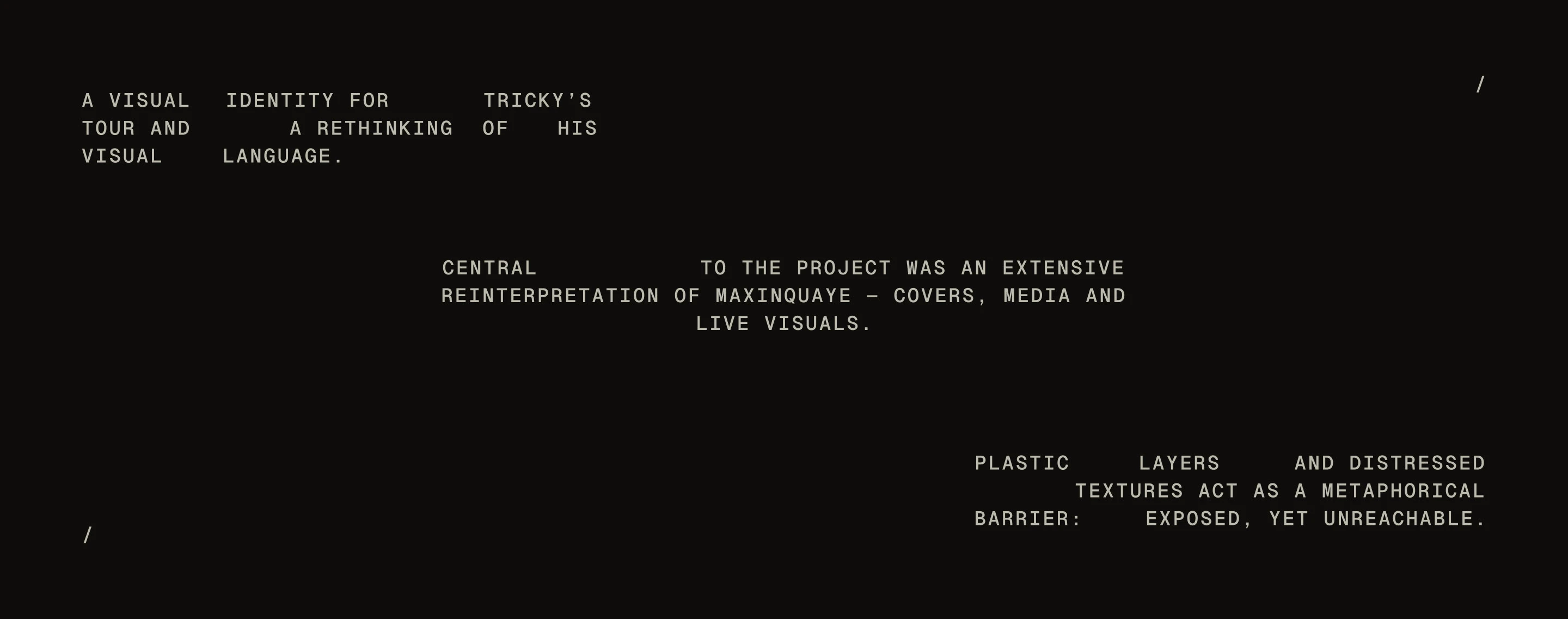 TRICKY’S TOUR 2026 / MAXINQUAYE — Изображение №2 — Брендинг на Dprofile