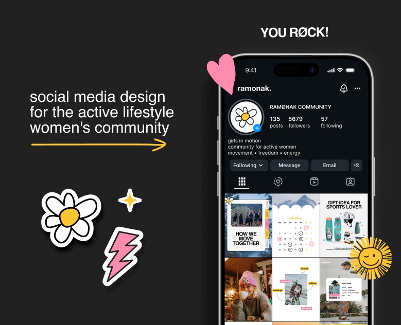 SOCIAL MEDIA DESIGN | COMMUNITY на Dprofile