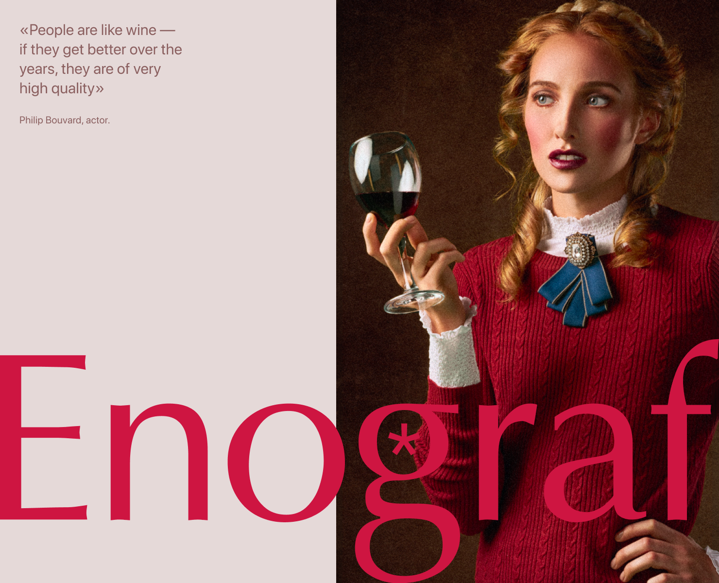 Enograf — онлайн-курс сомелье — Интерфейсы на Dprofile