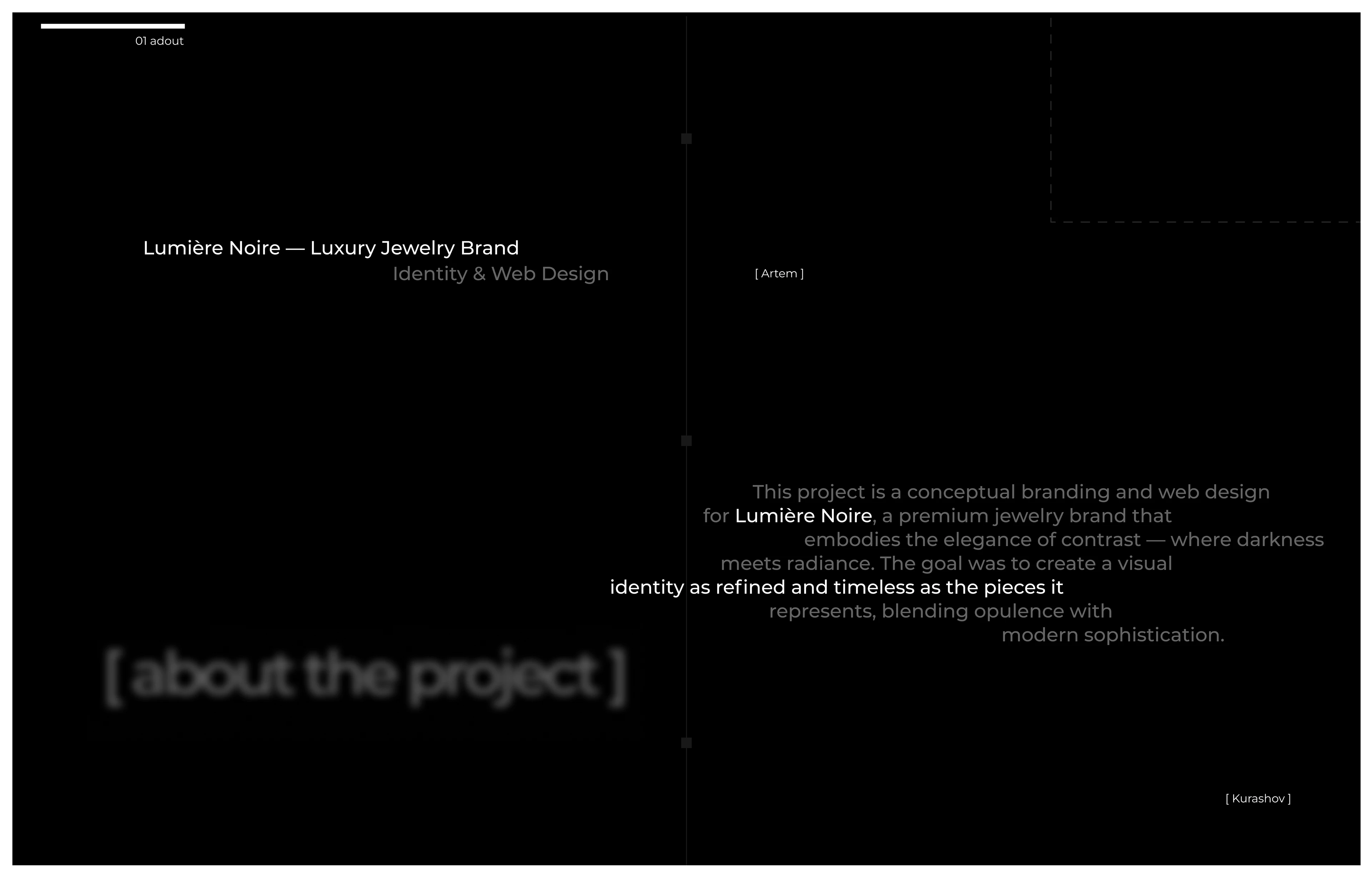 Lumière Noire website — Изображение №2 — Интерфейсы на Dprofile