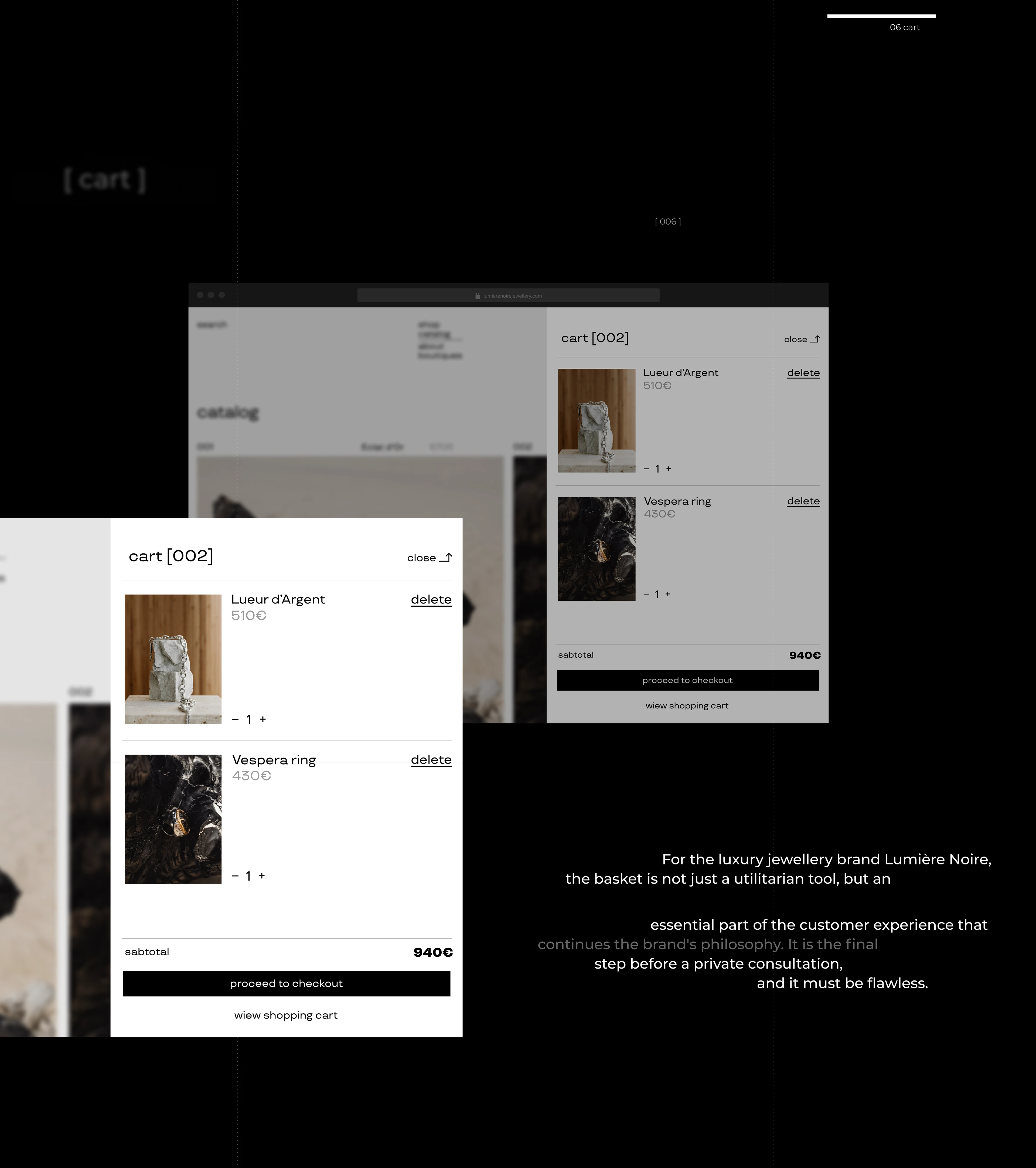 Lumière Noire website — Изображение №11 — Интерфейсы на Dprofile