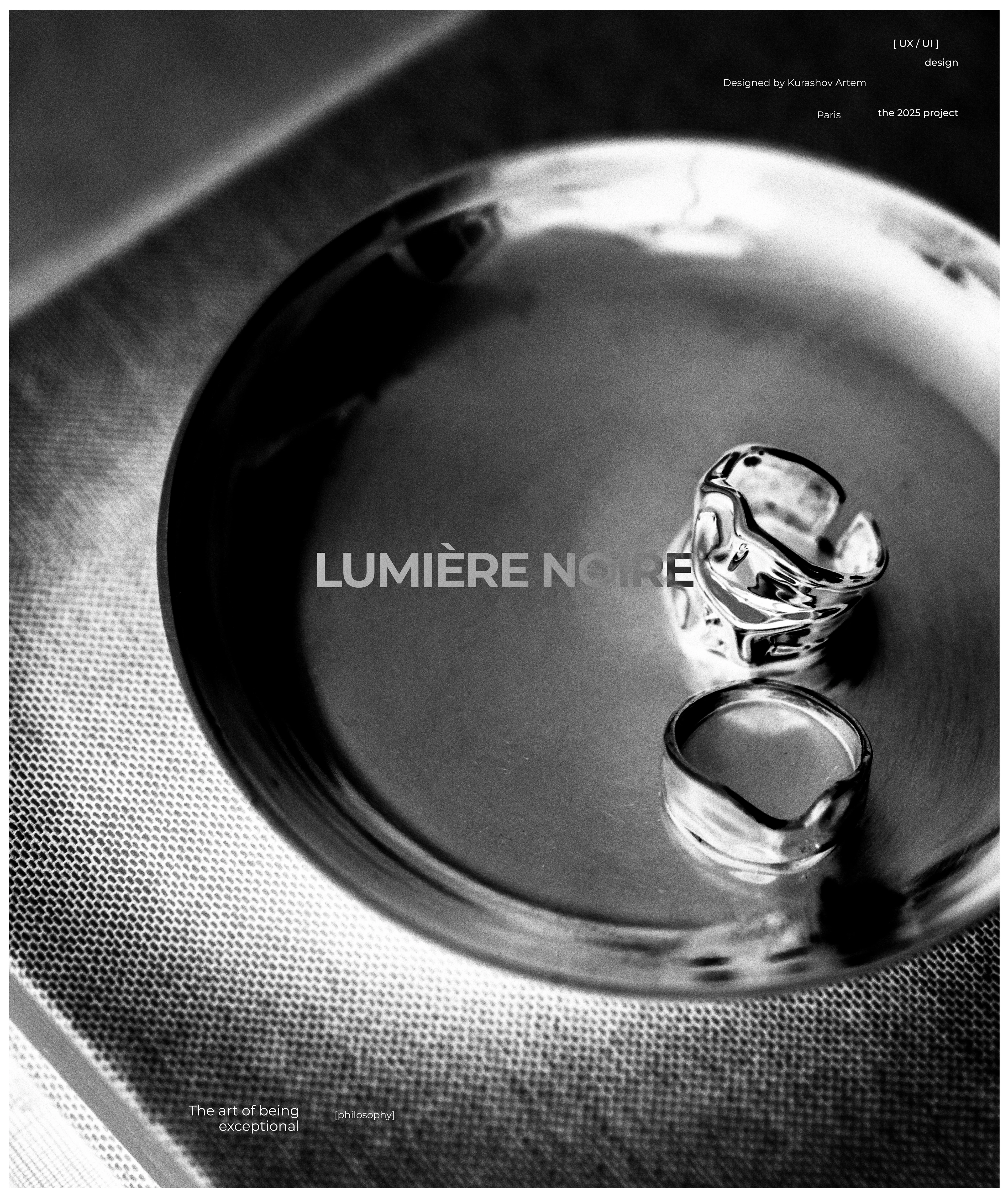 Lumière Noire website — Изображение №5 — Интерфейсы на Dprofile