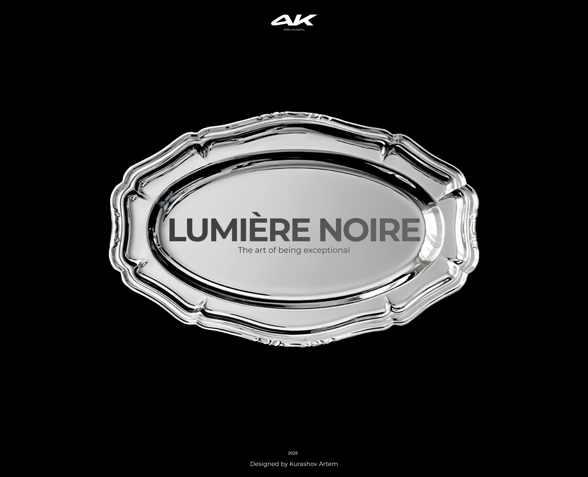 Lumière Noire website — Интерфейсы на Dprofile